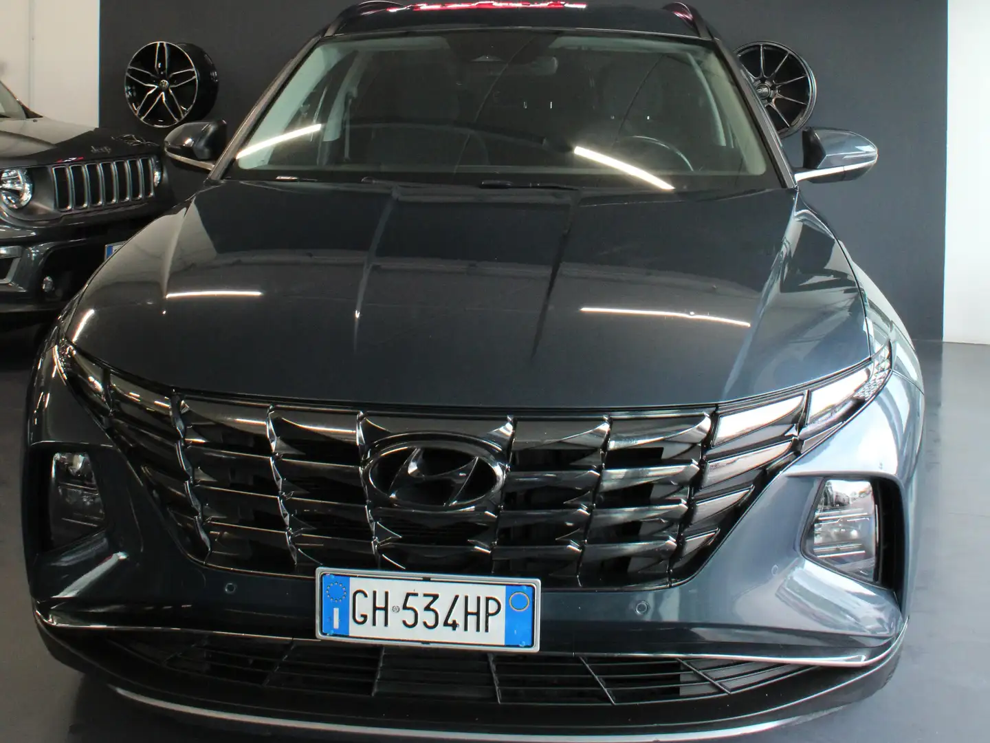 Hyundai TUCSON Tucson III 2021 1.6 hev Xline 2wd auto Blauw - 2