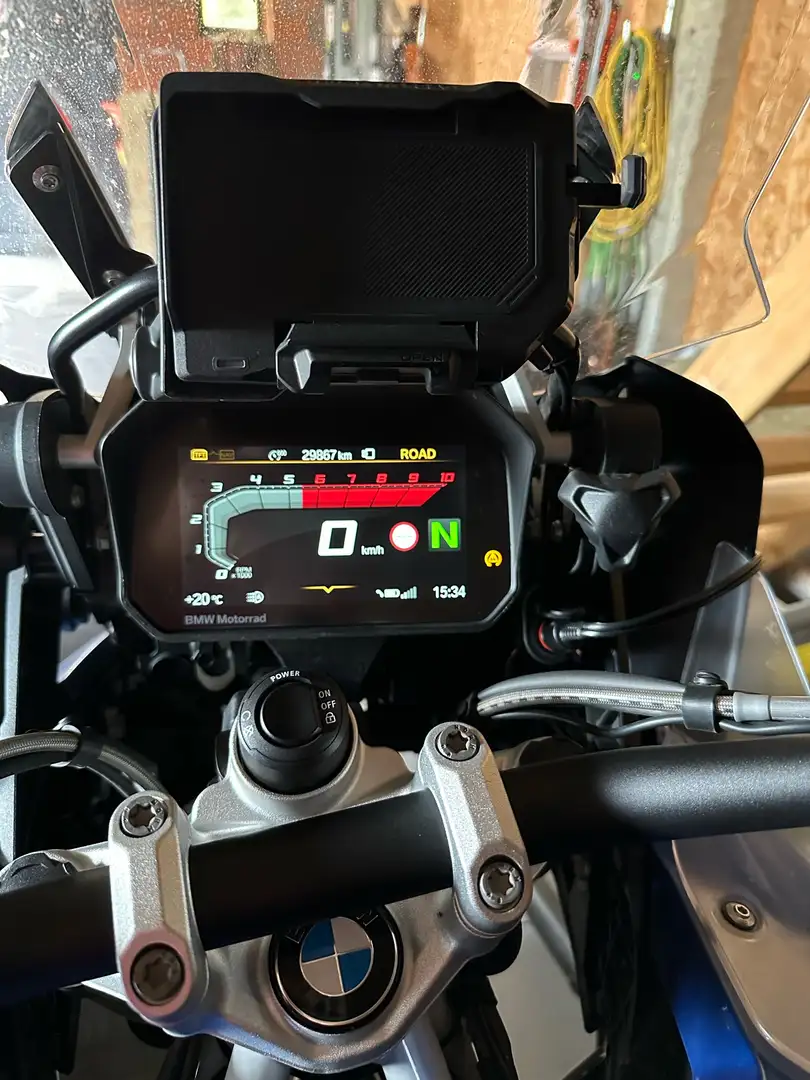 BMW R 1250 GS Adventure Light white/Racing blue red metallic/Style HP Czerwony - 1