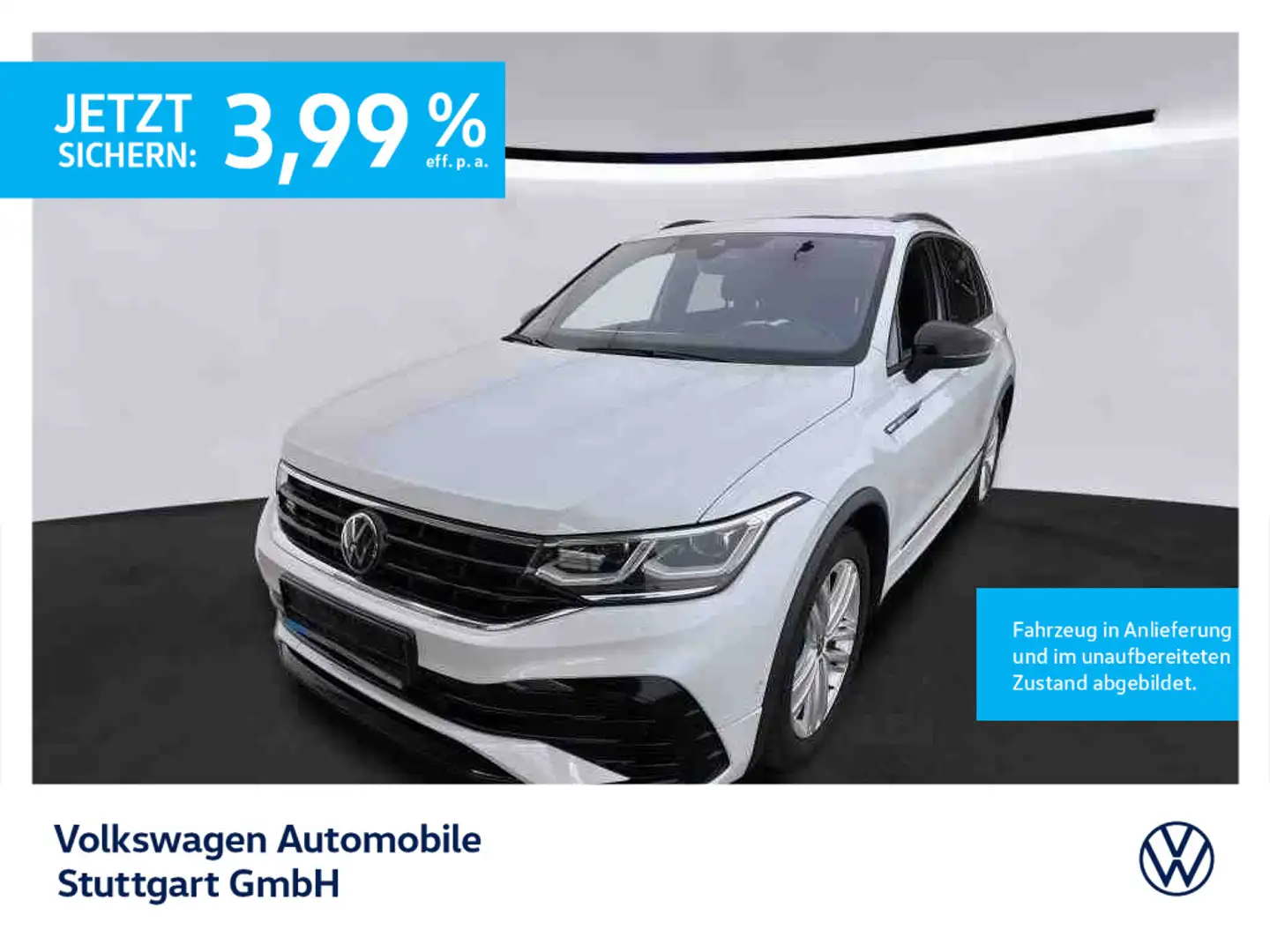 Volkswagen Tiguan R-Line 2.0 TDI DSG Navi Kamera Pano AHK Weiß - 1