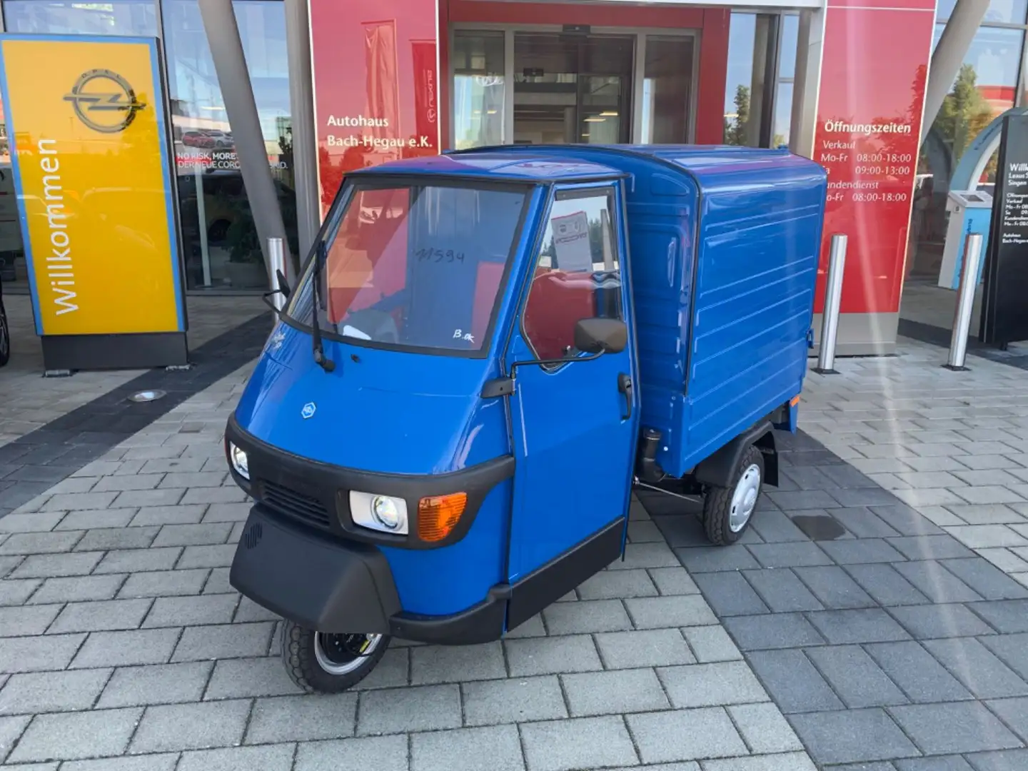 Piaggio Ape 50 Kasten Blau - 1