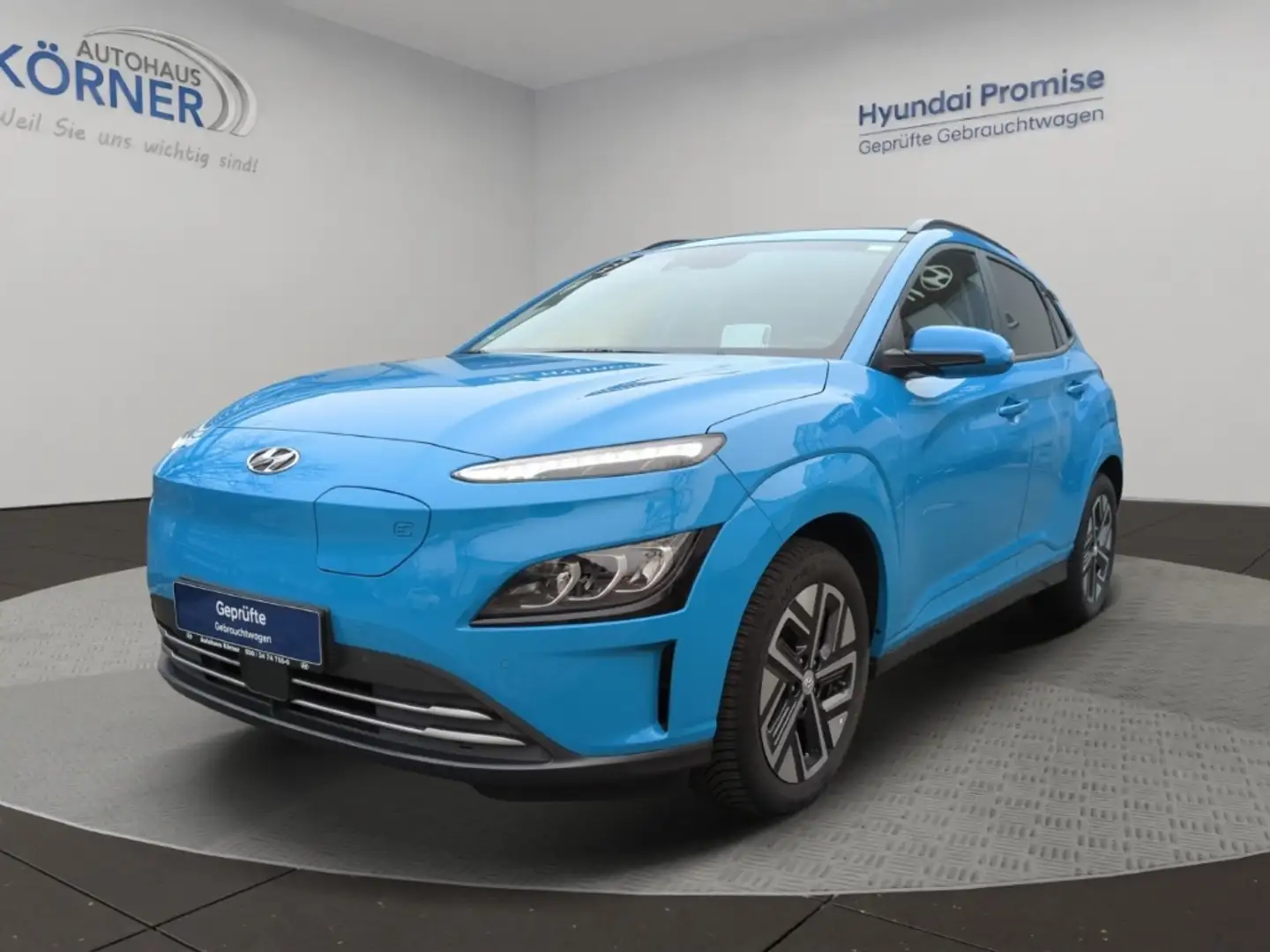 Hyundai KONA Elektro (150kW) PRIME *LED*HUD*CAM*NAVI*KRELL* Modrá - 2
