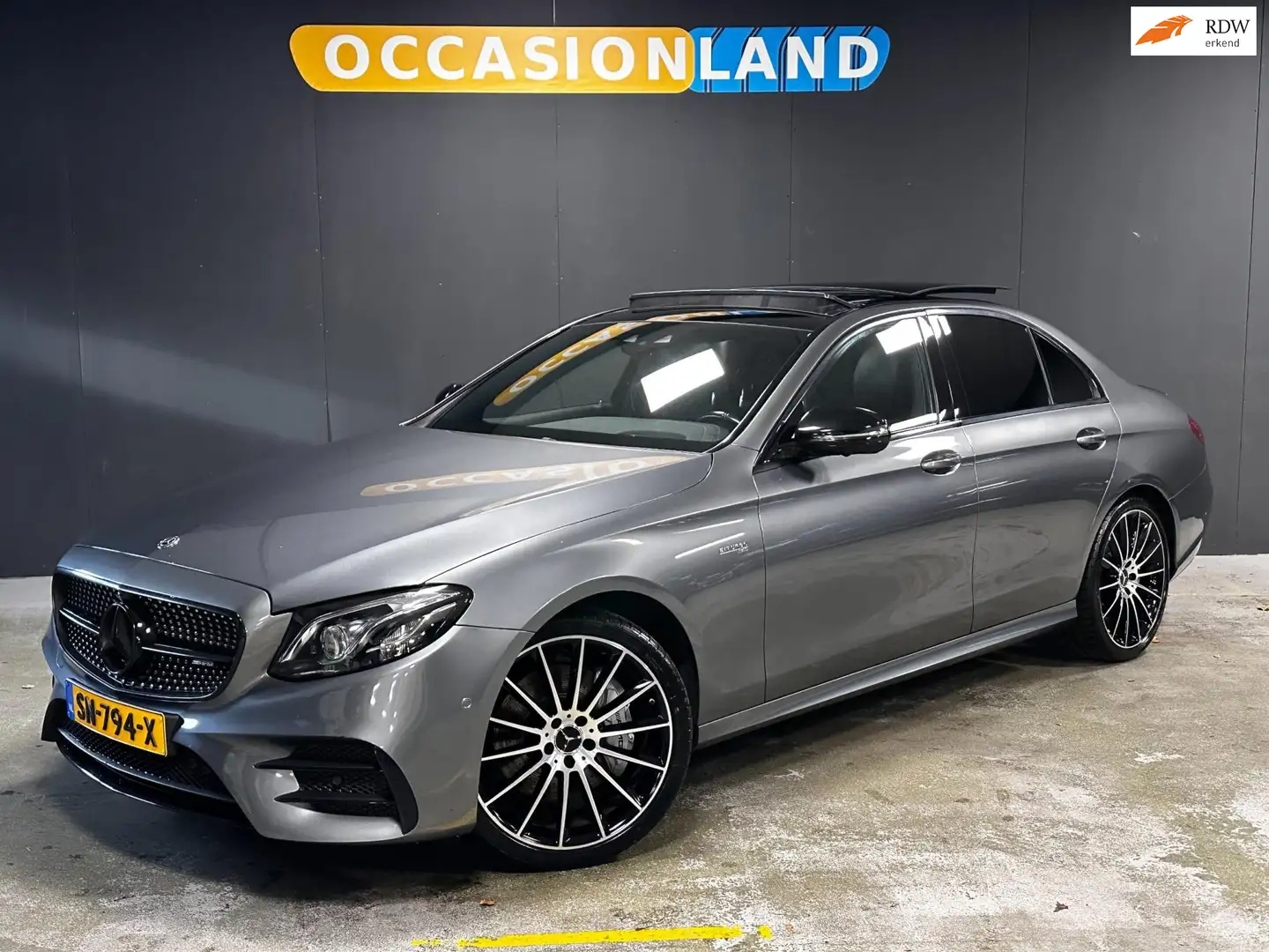 Mercedes-Benz E 43 AMG 4Matic Premium Plus|PANO|SFEER|HUD|MEMORY|DODEHOEK Gri - 1