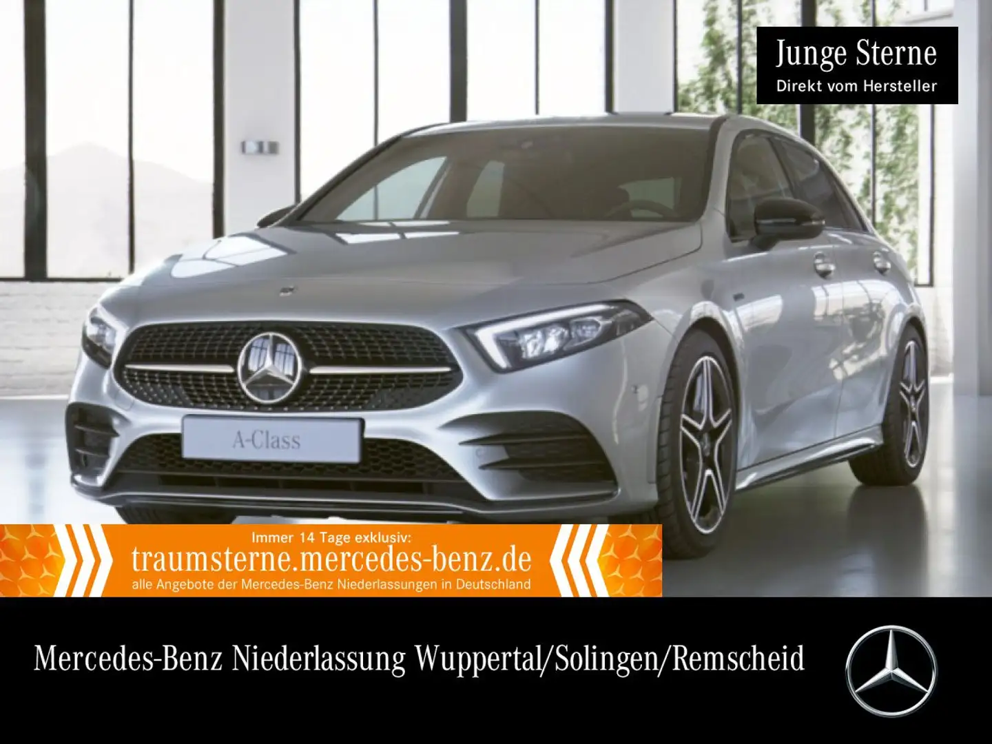 Mercedes-Benz A 250 e EDITION 2020+AMG+NIGHT+LED+8G Silber - 1