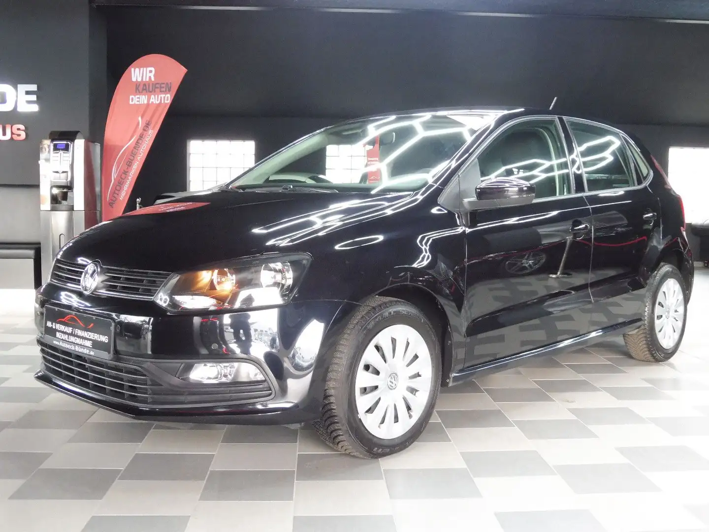 Volkswagen Polo V Trendline Klimaaut/Navi/Einparkhilfe v-h Schwarz - 2