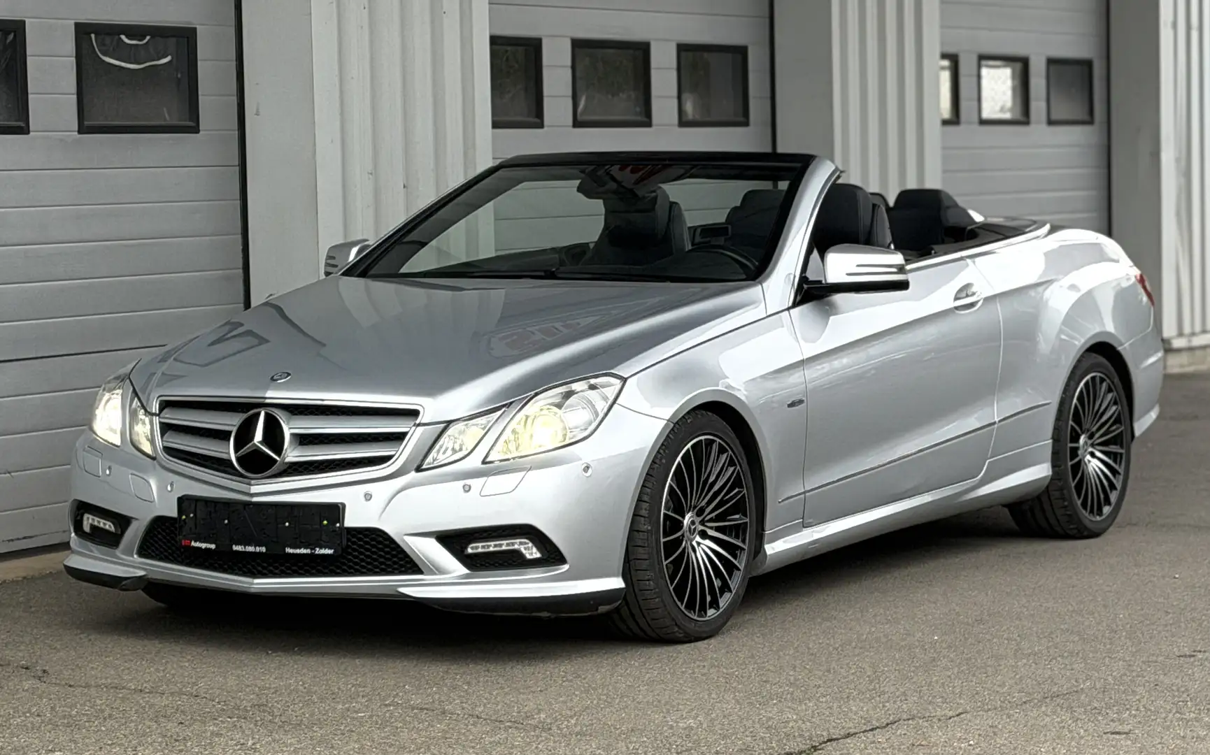 Mercedes-Benz E 220 CDI/Amg/Cabrio/Automaat/Led/Navi/leder/Euro5/ Argent - 1