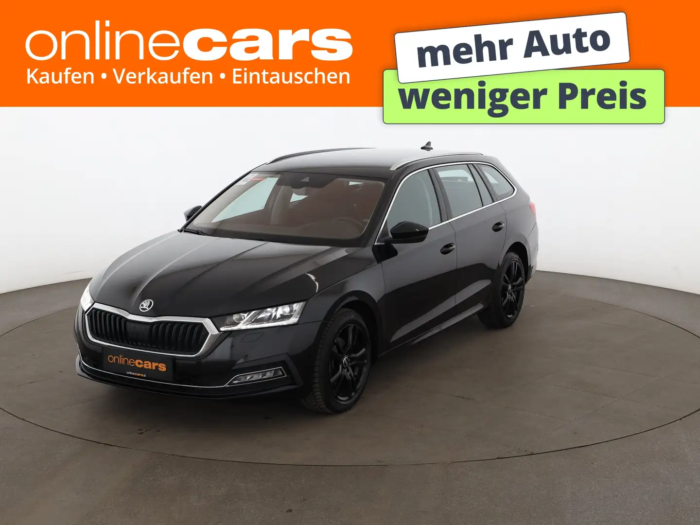 Skoda Octavia Combi 2.0 TDI Style Aut MATRIX HEAD-UP Schwarz - 1