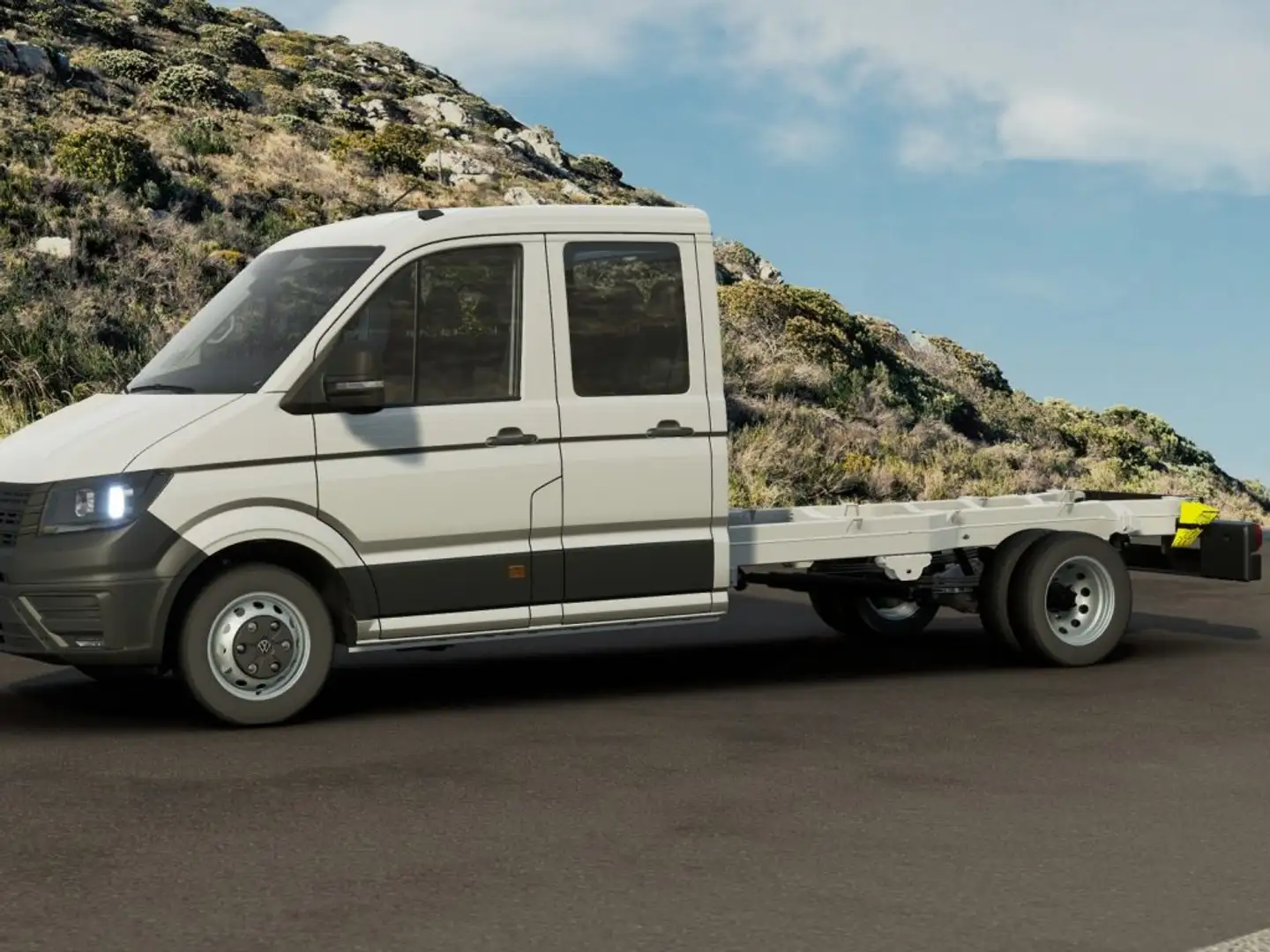 Volkswagen Crafter DOPPIA CABINA 2.0 TDI 163 CV CAMBIO MANUALE + IVA Bianco - 2