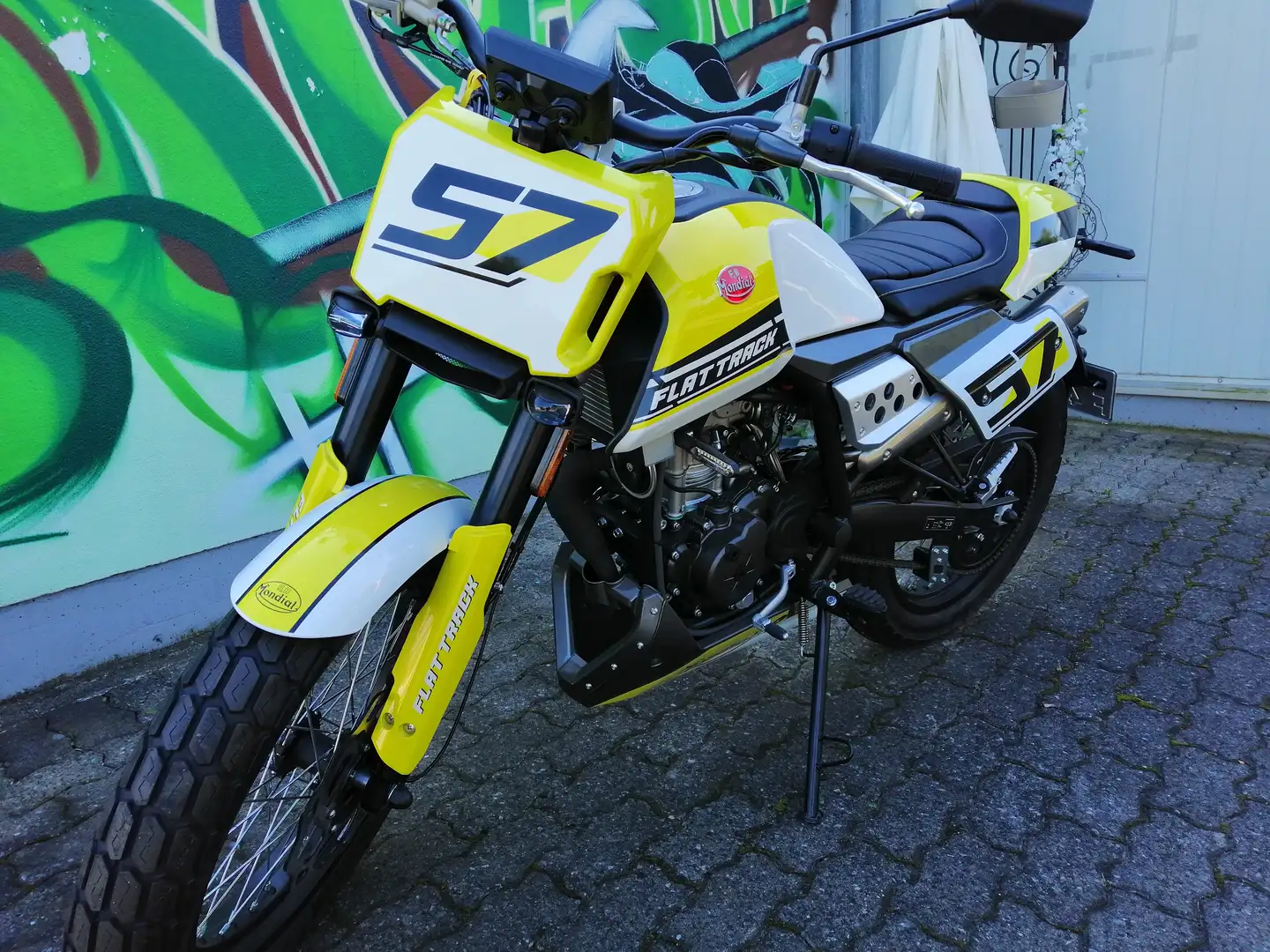 Mondial FLAT TRACK 125i neu oder Vorführer Yellow - 2