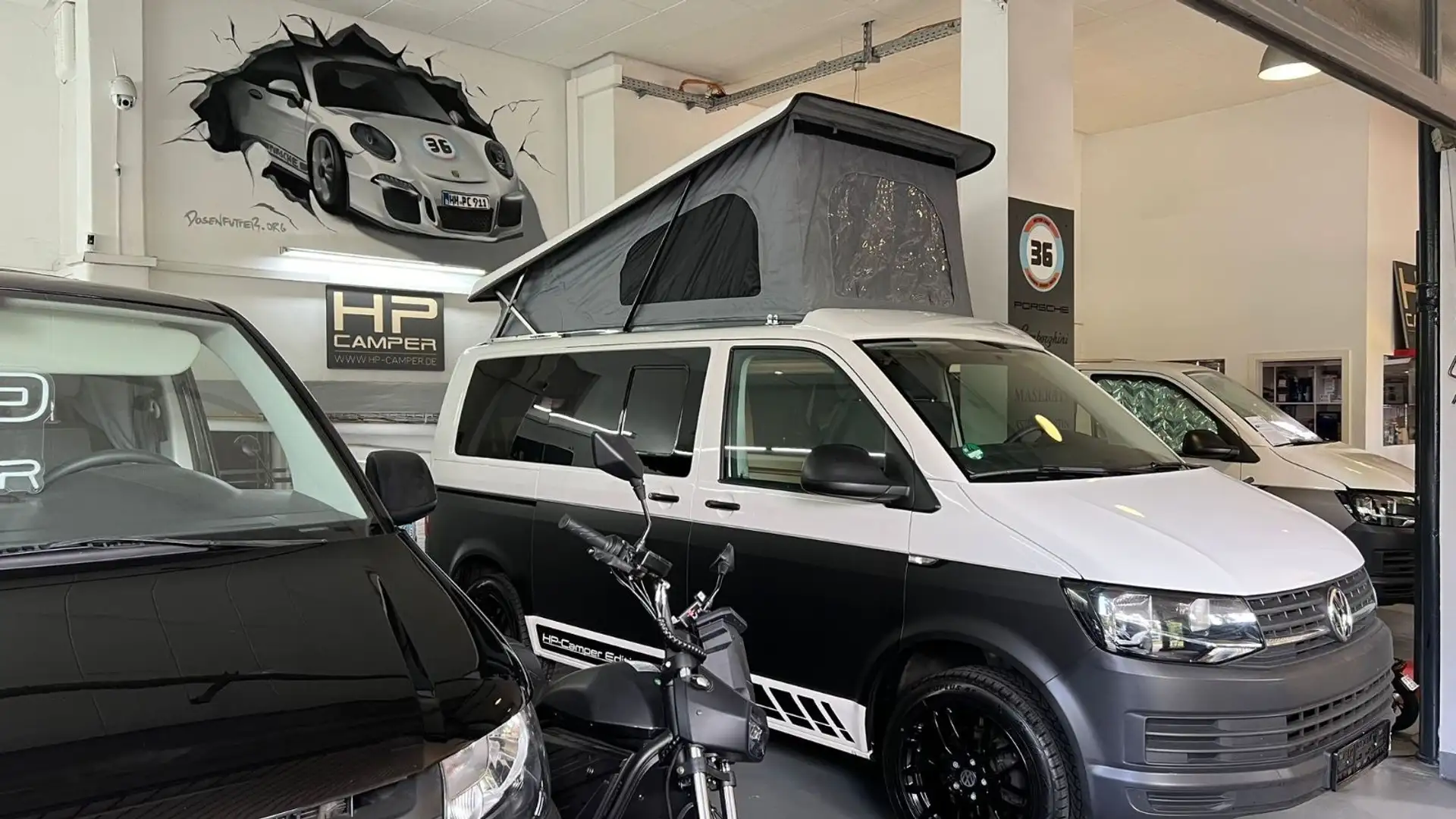 Volkswagen T6 HP-Camper OpenSky Klima Solar 4-5Schlafplätze Wit - 1