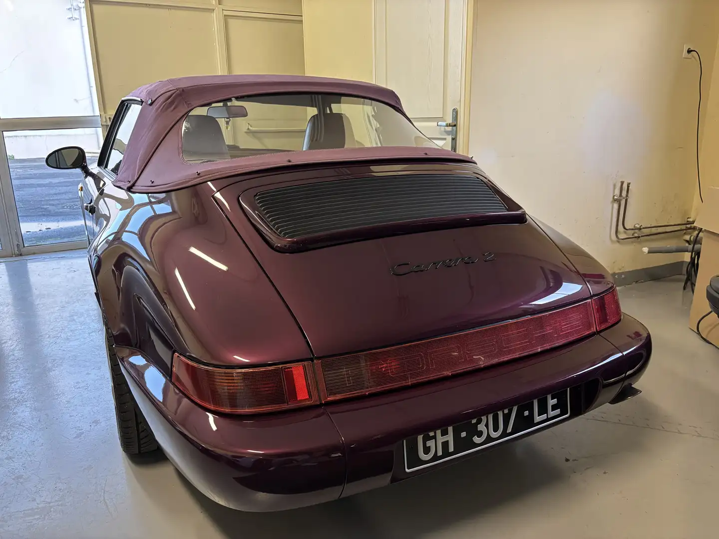 Porsche 964 964 CABRIOLET Rouge - 2