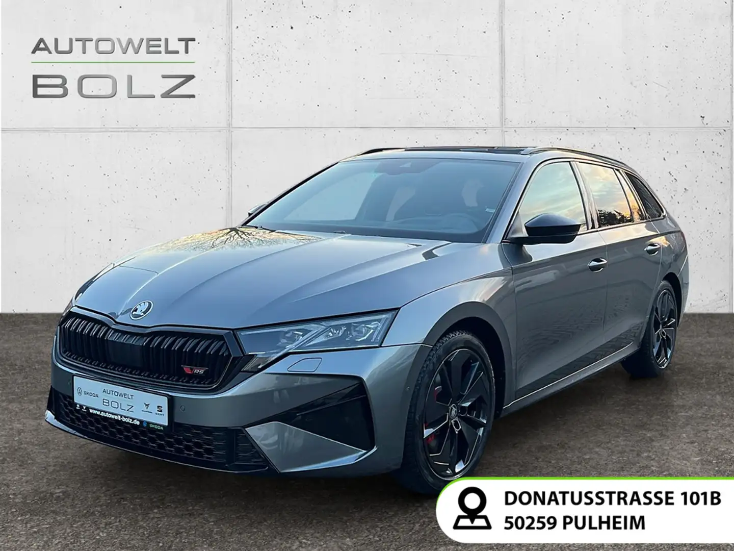 Skoda Octavia RS Combi 2.0 TSI AHK Pano Navi Kamera Ca Grau - 1
