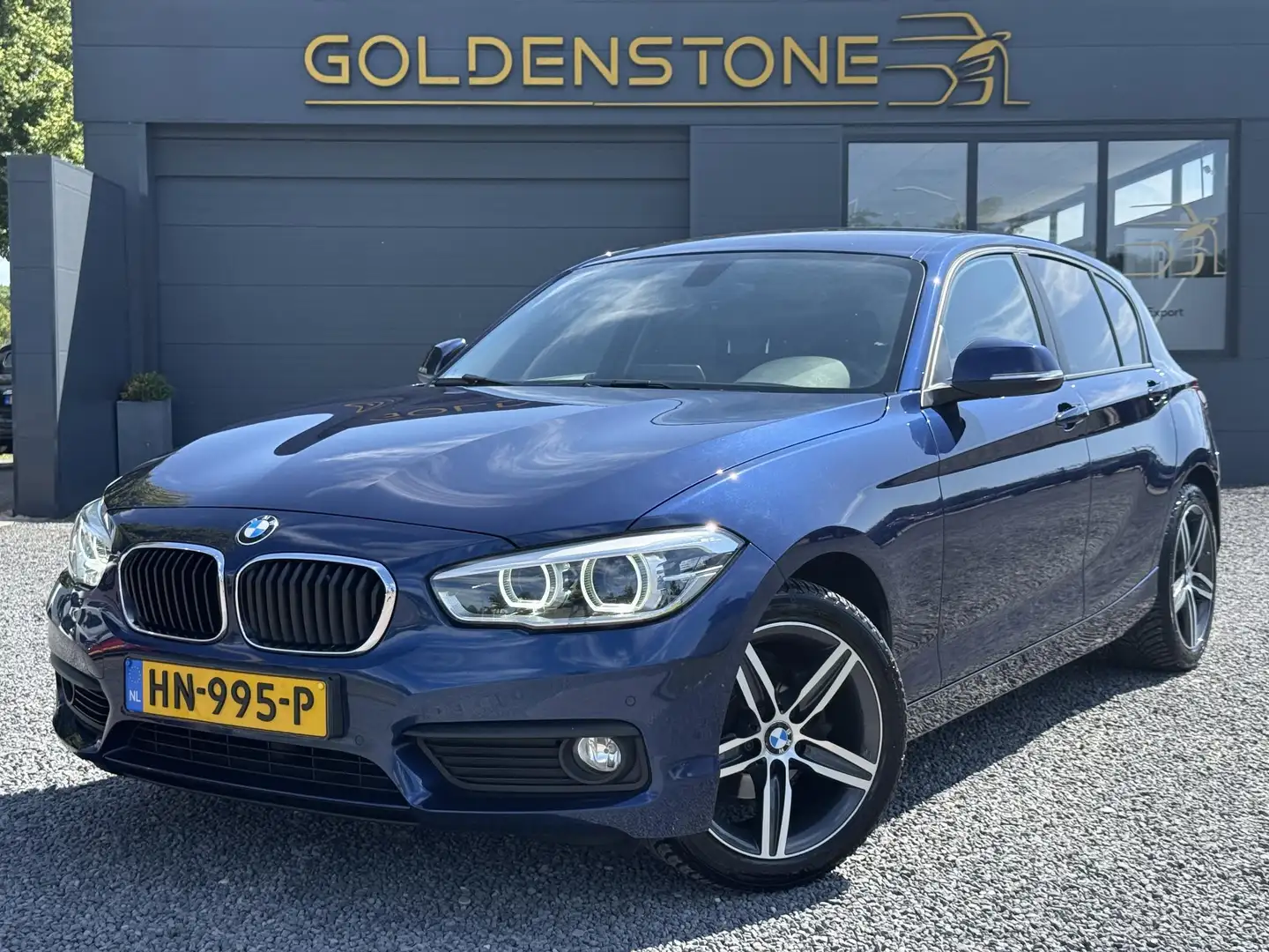 BMW 118 1-serie 118i EDE Corporate Lease Essential 2eEigen Modrá - 1