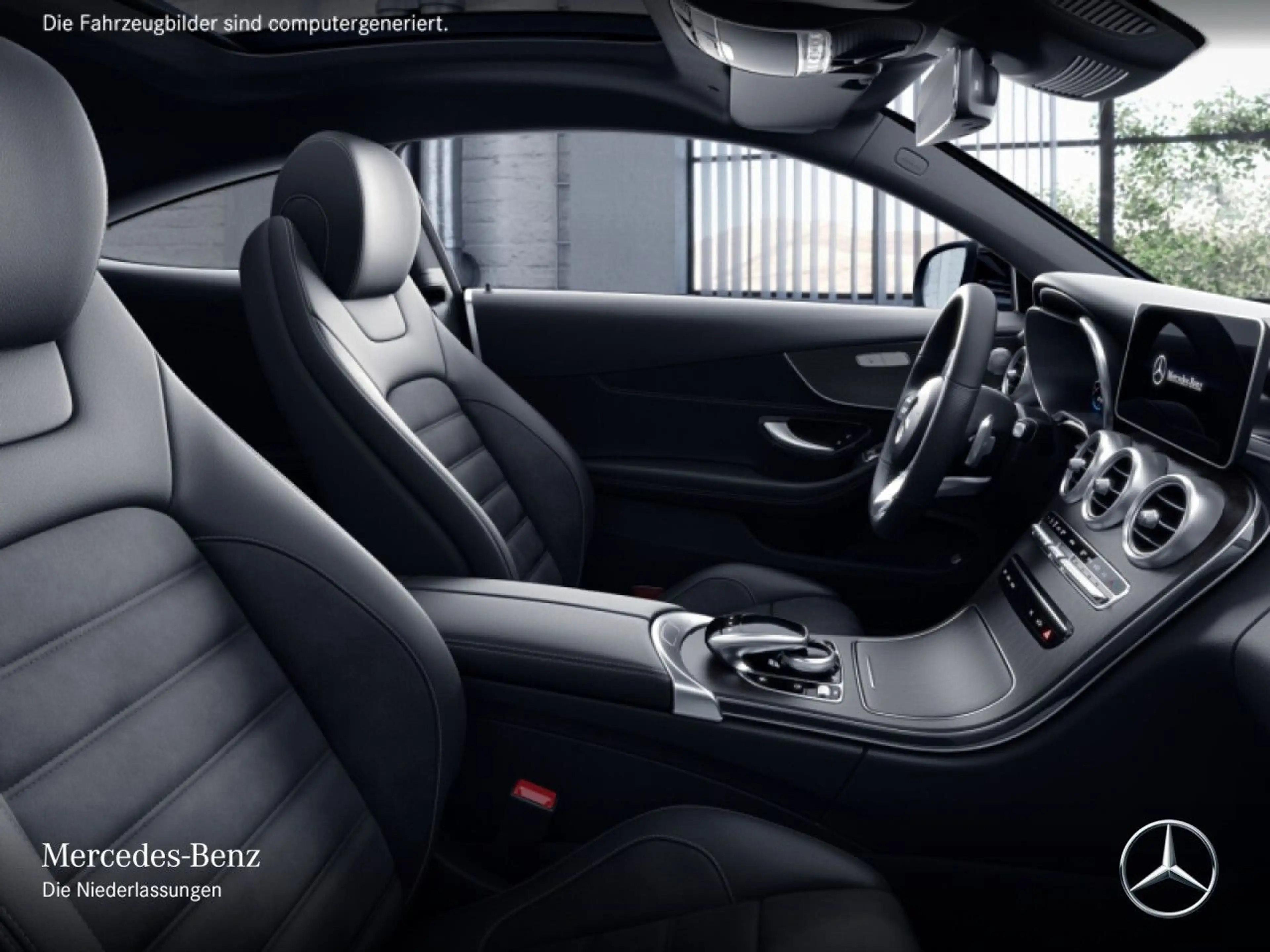 Mercedes-Benz C 400 Coupé 4M AMG+NIGHT+PANO+MULTIBEAM+BURMESTER — photo 13