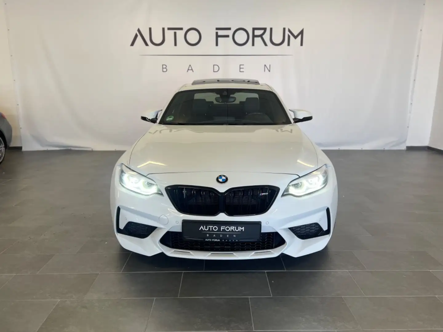 BMW M2 Coupe Competition*Hifi*LED*Spur*ACC*SD* Blanc - 2