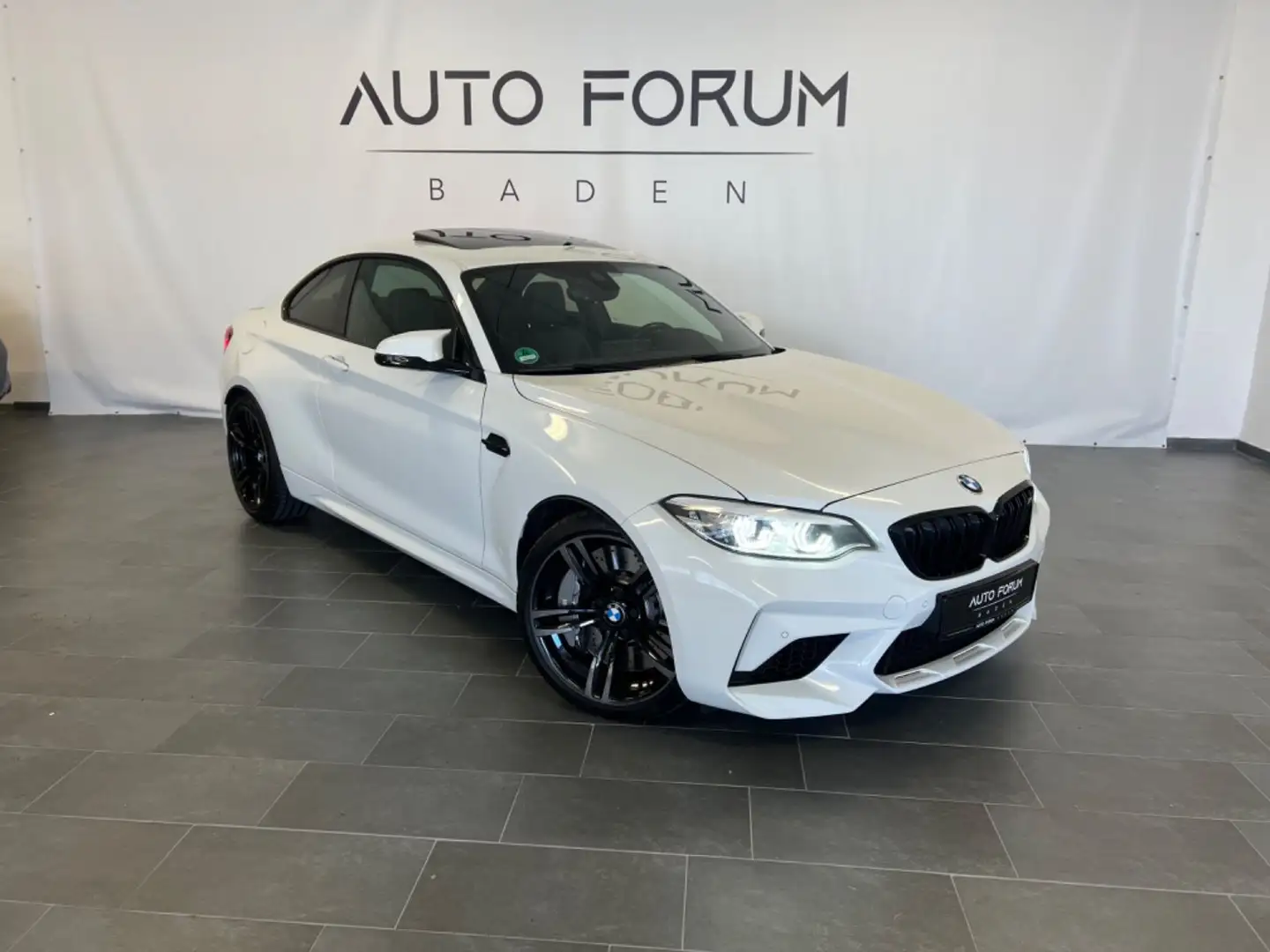 BMW M2 Coupe Competition*Hifi*LED*Spur*ACC*SD* Blanc - 1