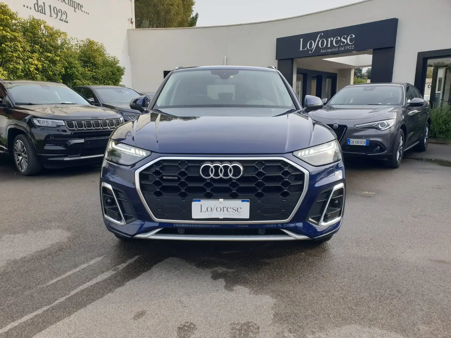 Audi Q5 Q5 40 2.0 tdi mhev 12V S line quattro s-tronic Blau - 1