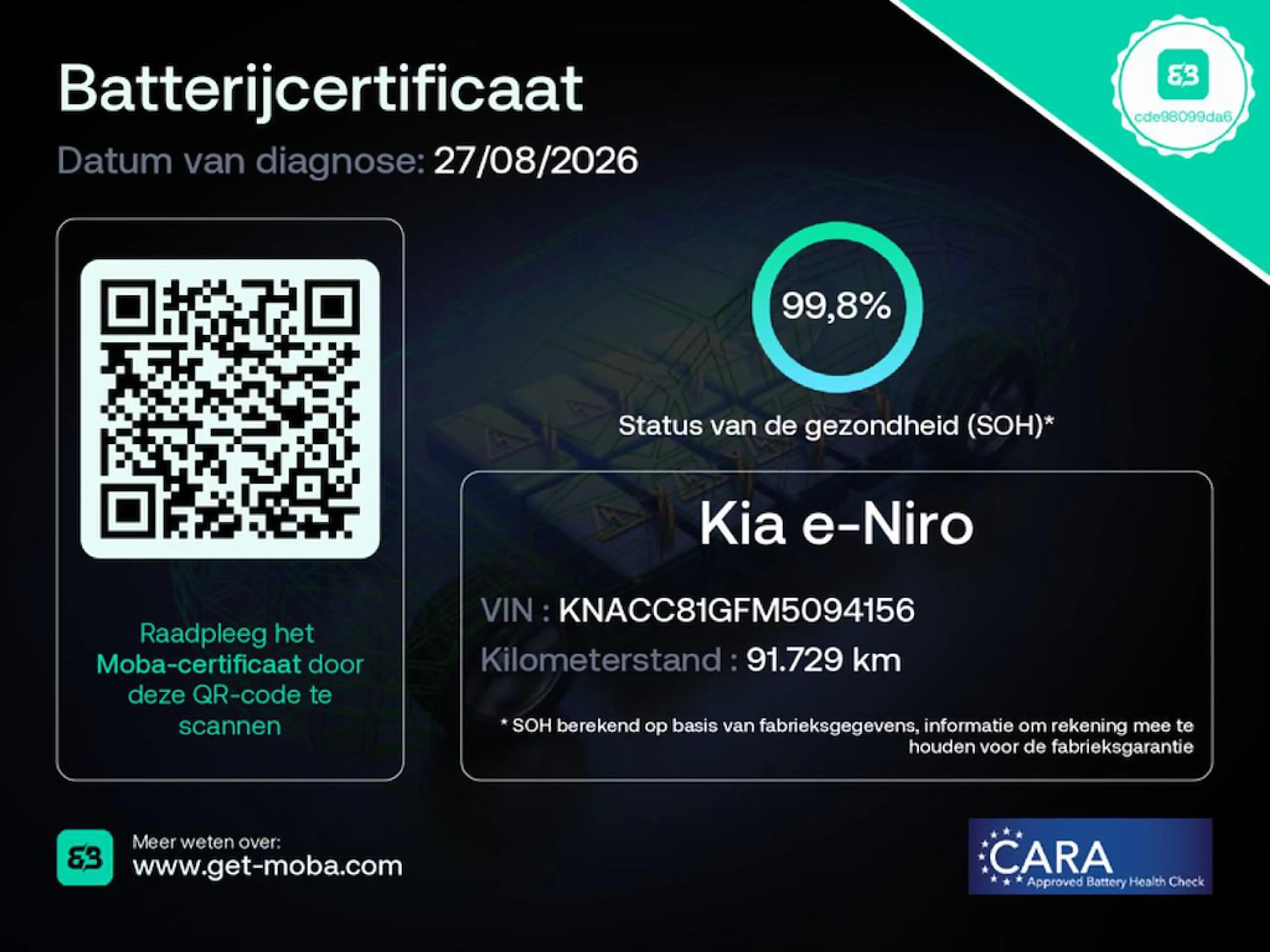 Kia e-Niro ExecutiveLine 64 kWh PANO SOH 100% FASE 3 WARMTEPO — photo 2