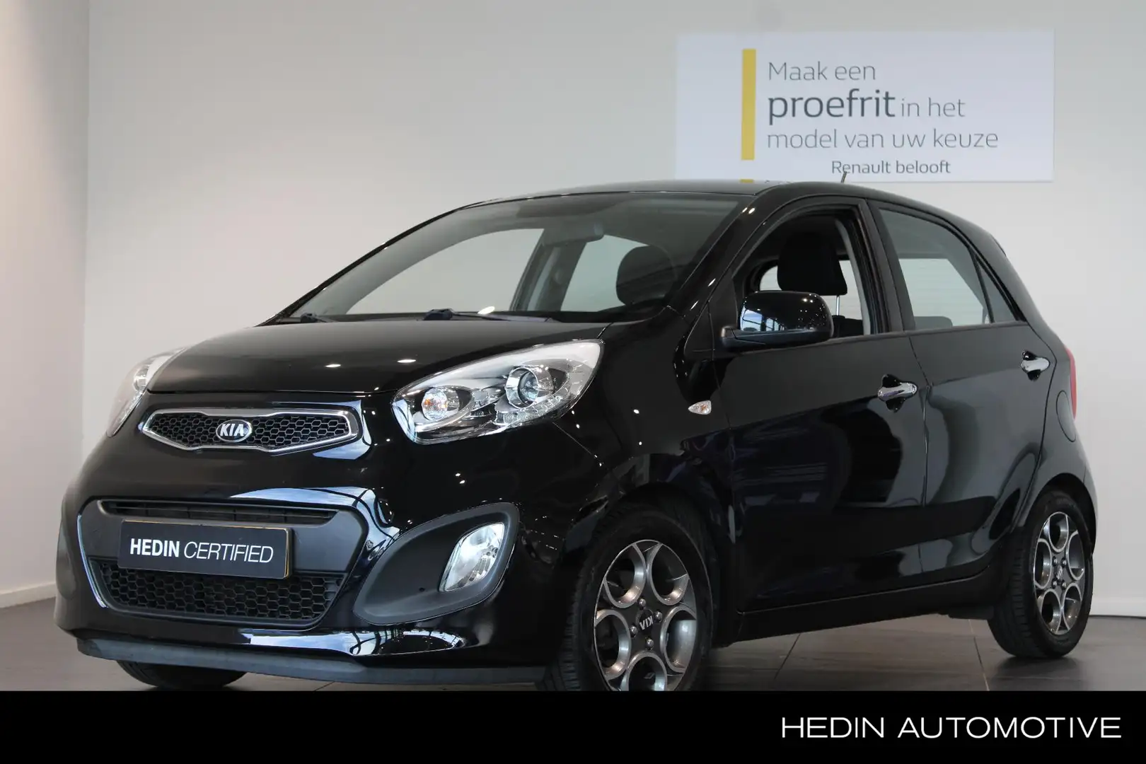 Kia Picanto 1.0 CVVT BusinessLine | Navigatie | Airco | Lichtm Noir - 1