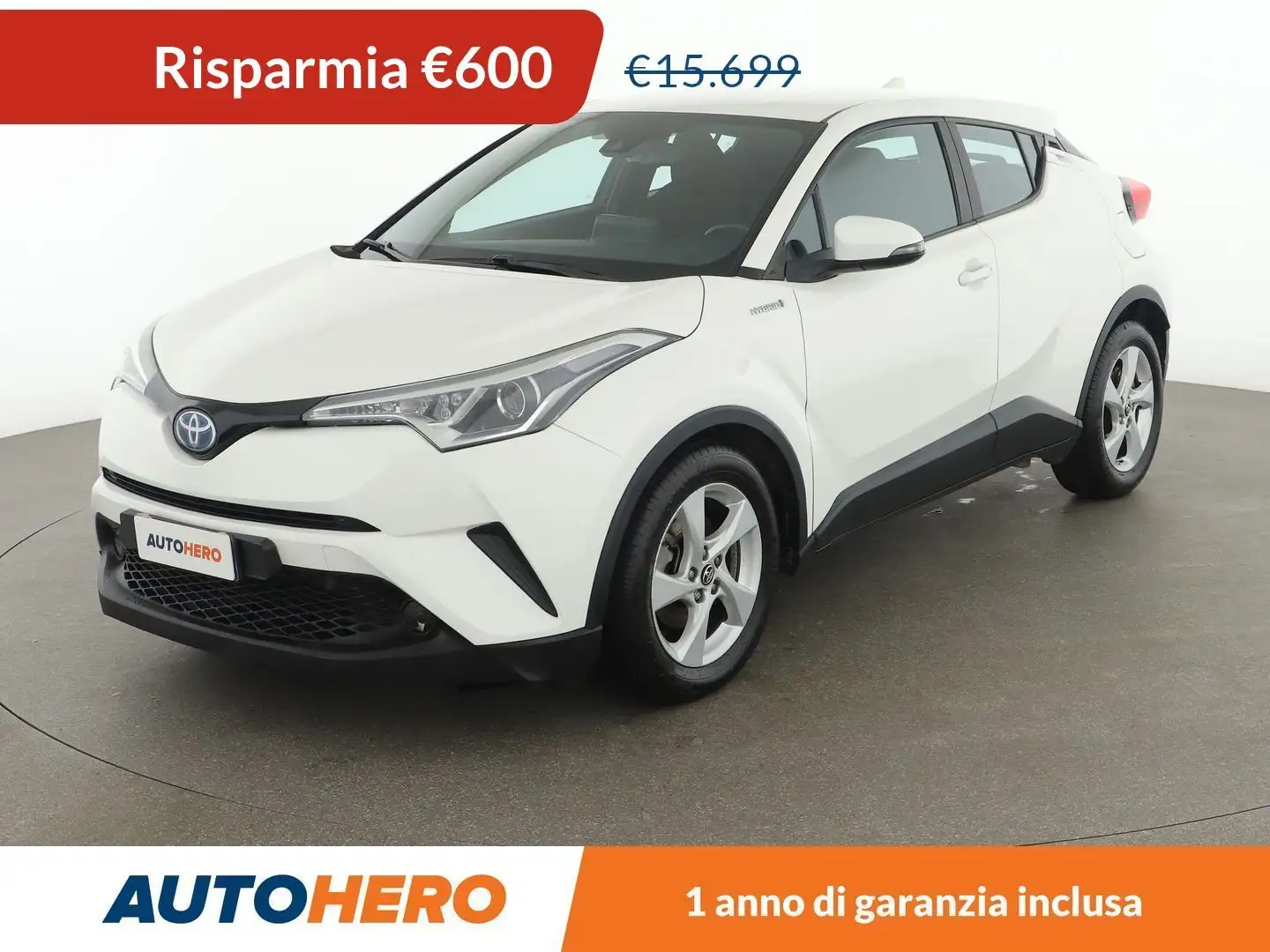 Toyota C-HR 1.8 Hybrid Active FHEV Bianco - 1