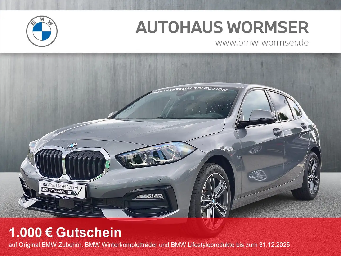 BMW 118 i Hatch Sport Line DAB LED WLAN Komfortzg. Grau - 1