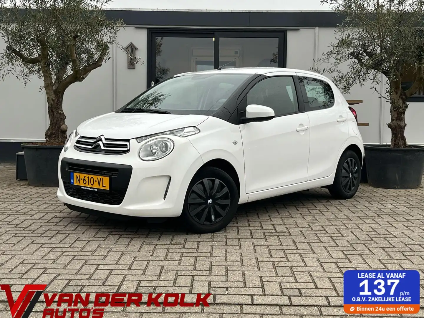 Citroen C1 1.0 VTi Feel 5 Deurs Limit Cruise Airco Bianco - 1