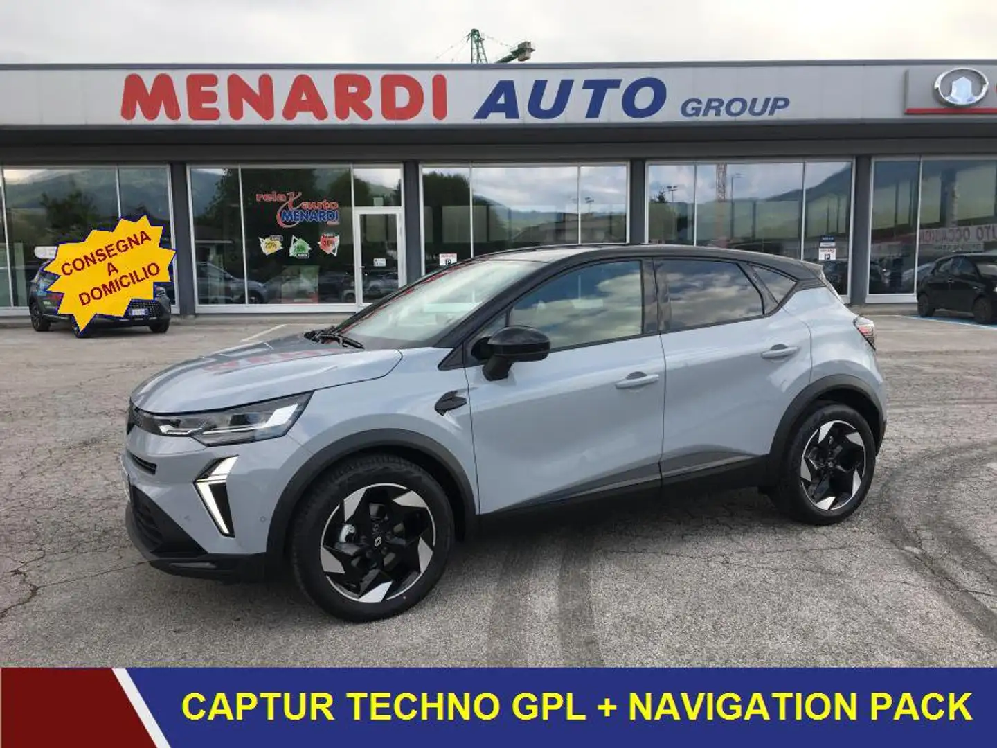 Renault Captur ECO GPL 100 cv Techno NAVI+SENS. PARK, ANT Gris - 1