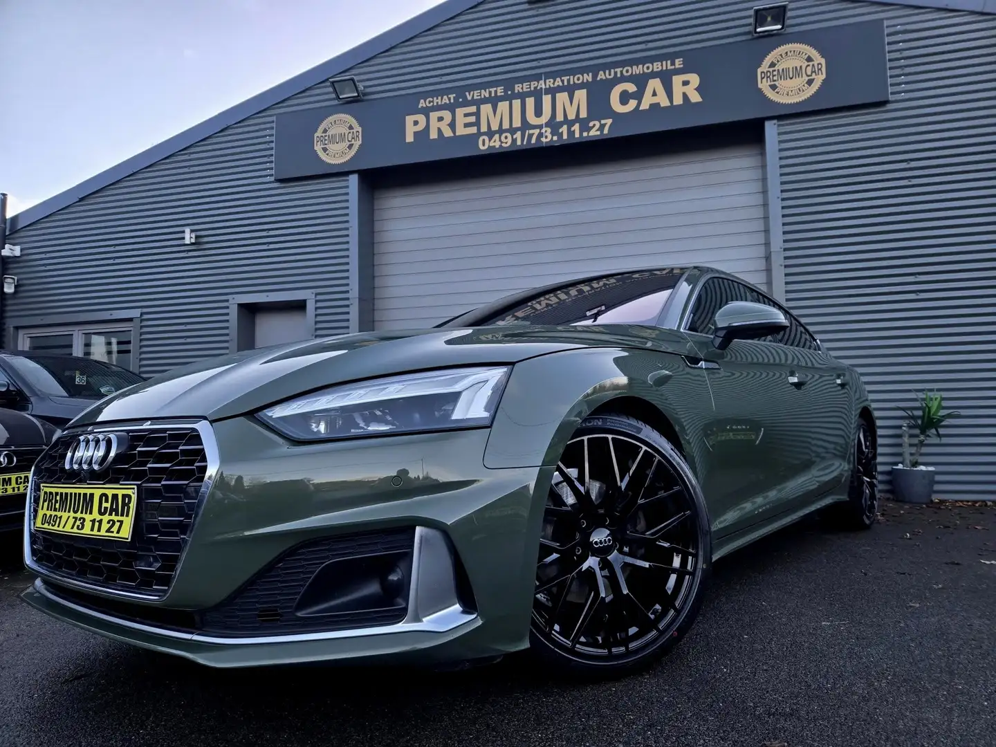 Audi A5 🔺A5*LOOK*SLINE*GREEN COLOR*MATRIX*VIRTUAL🔺 Grün - 1