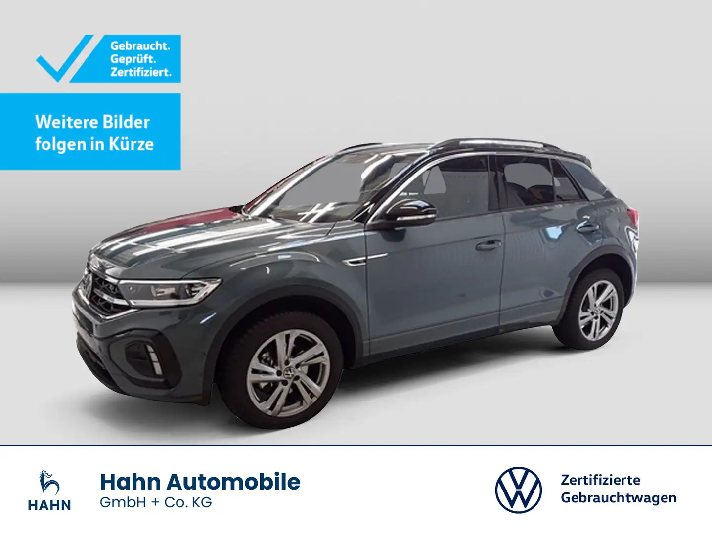 Volkswagen T-Roc 1.5TSI DSG R-Line ACC AHK PDC Navi Standhe Blau - 1