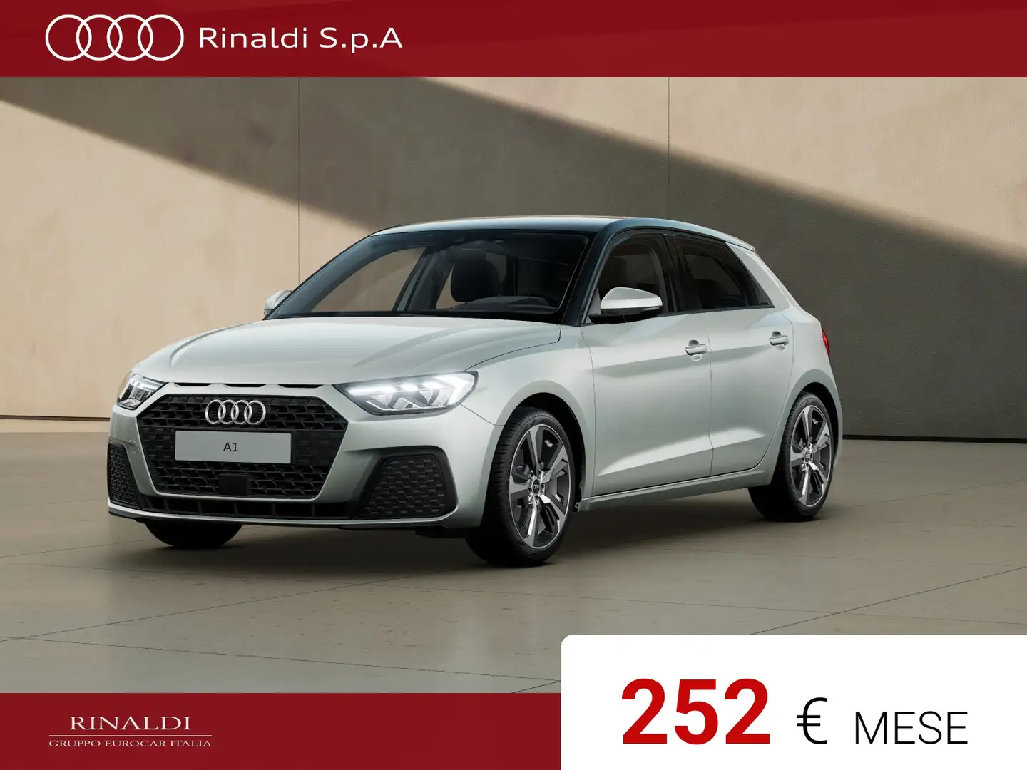 Audi A1 sportback 30 1.0 tfsi business 116cv Argento - 1