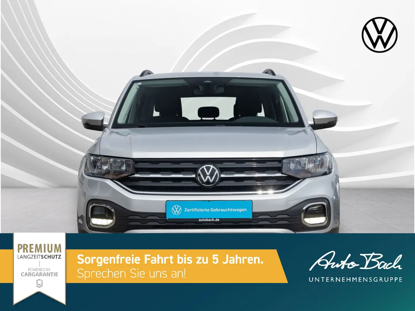 Volkswagen T-Cross 1.0 TSI DSG ACTIVE, Navi, Rückfahrkamera Zilver - 2