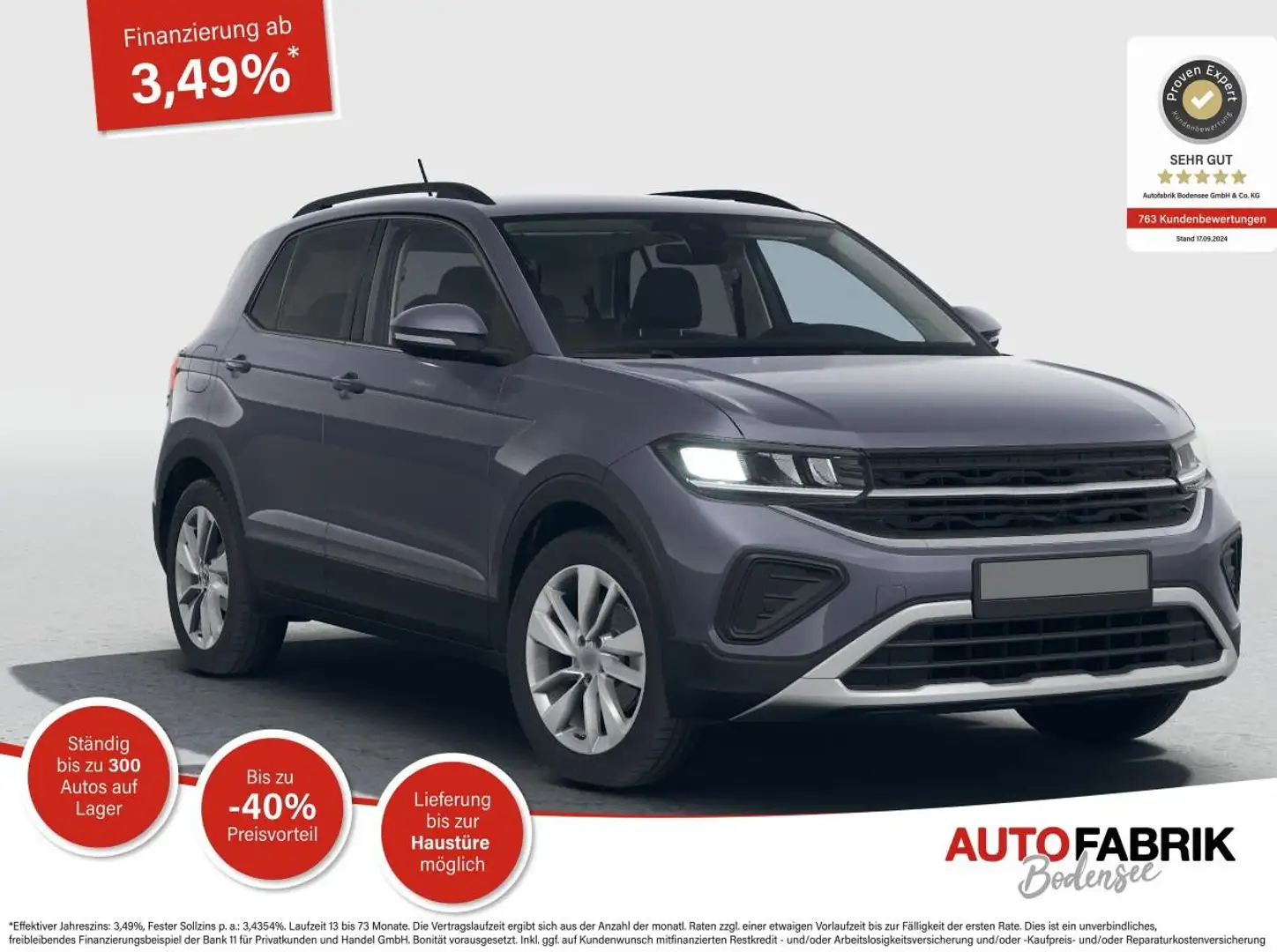 Volkswagen T-Cross Life 1.5 TSI DSG AHK*Android Auto*SHZ*Matrix-LED*K Gris - 1