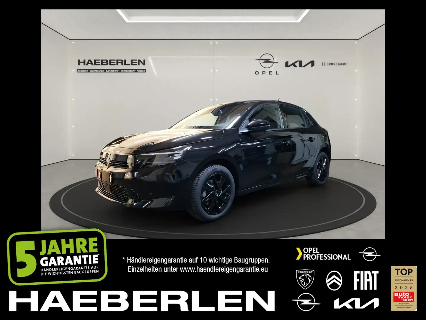 Opel Corsa F 1.2 Turbo GS *RKamera*AppleCaerPlay* Zwart - 1