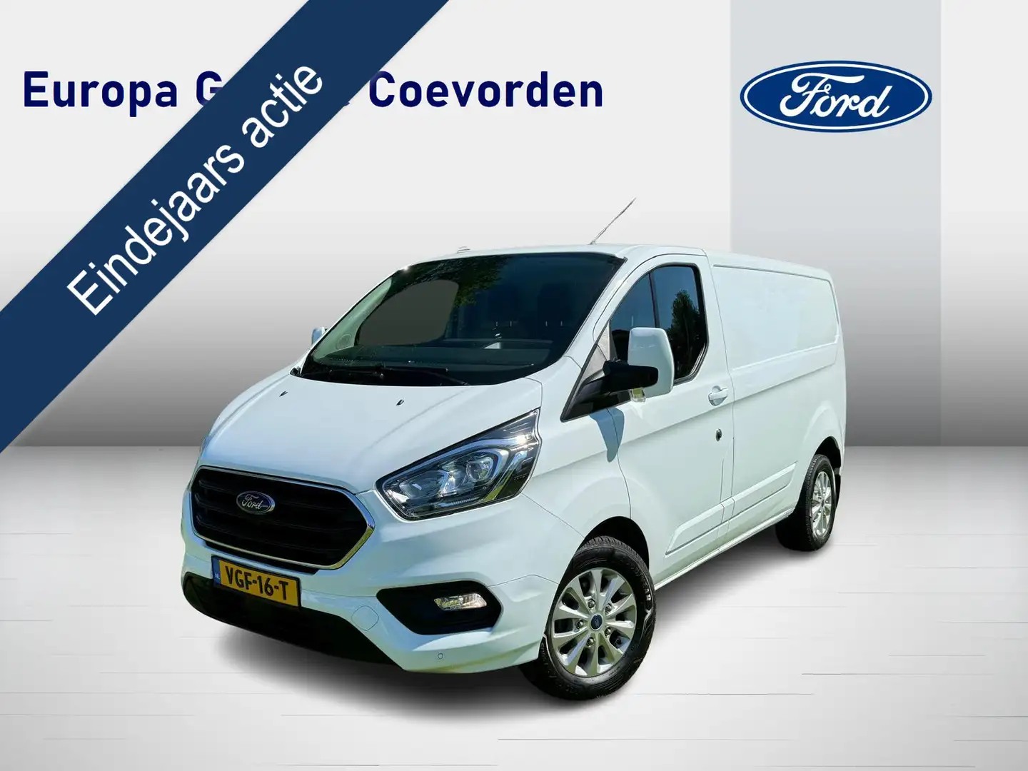 Ford Transit Custom 280 2.0 TDCI L1H1 Limited | DODE HOEK | TREKHAAK | Weiß - 1