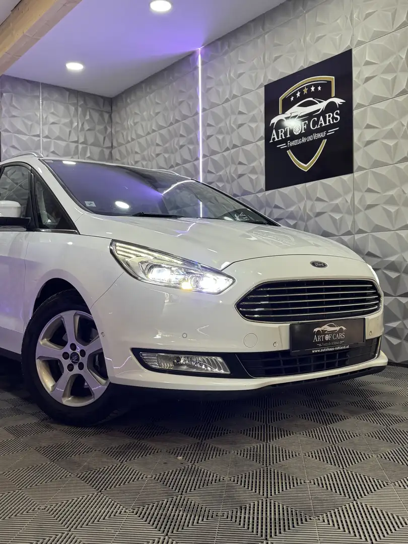 Ford Galaxy Titanium/LED/Navi/SHZ/ Blanc - 2