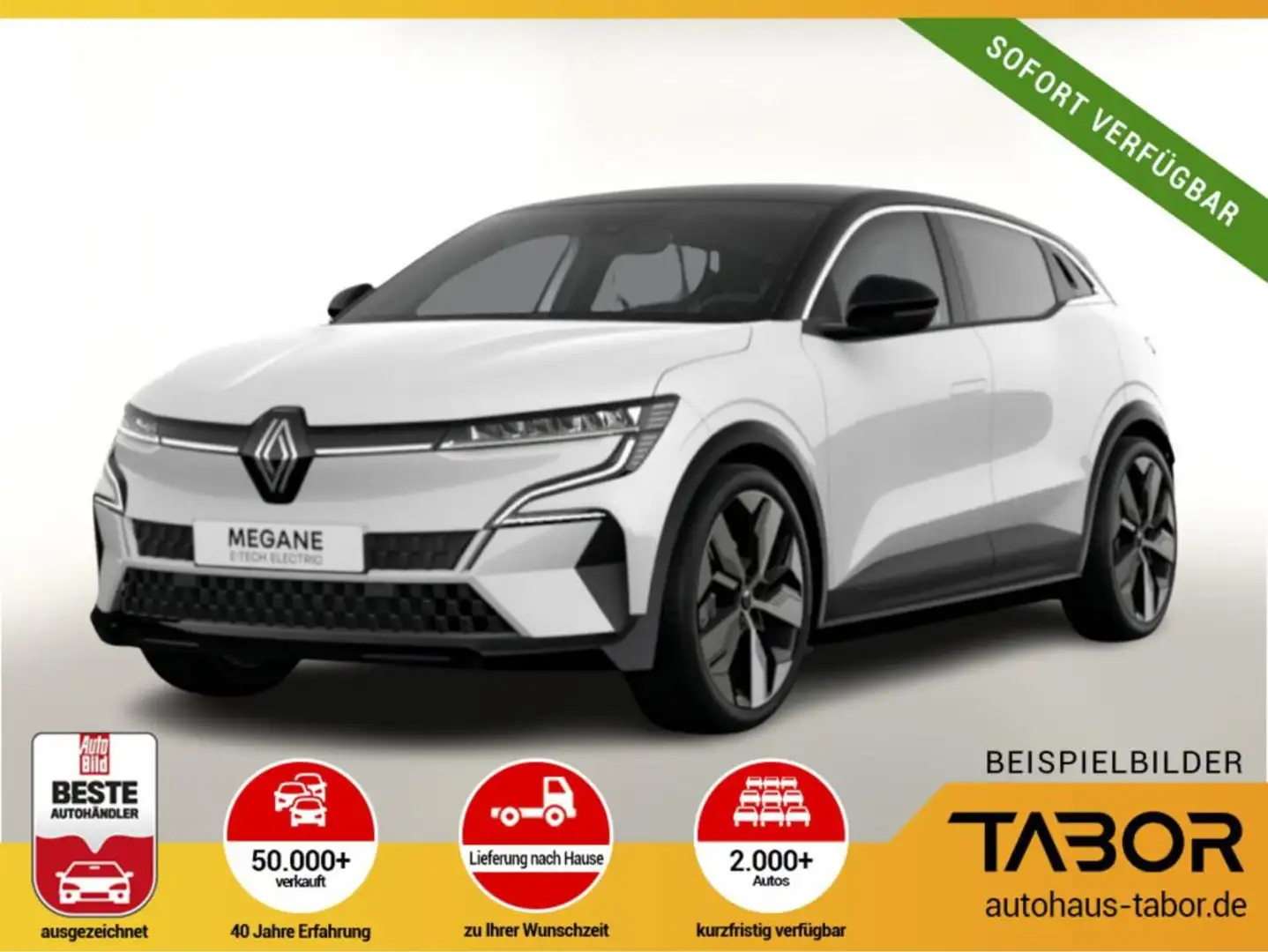 Renault Megane E-Tech Techno 220 Comfort Range Kam Weiß - 2