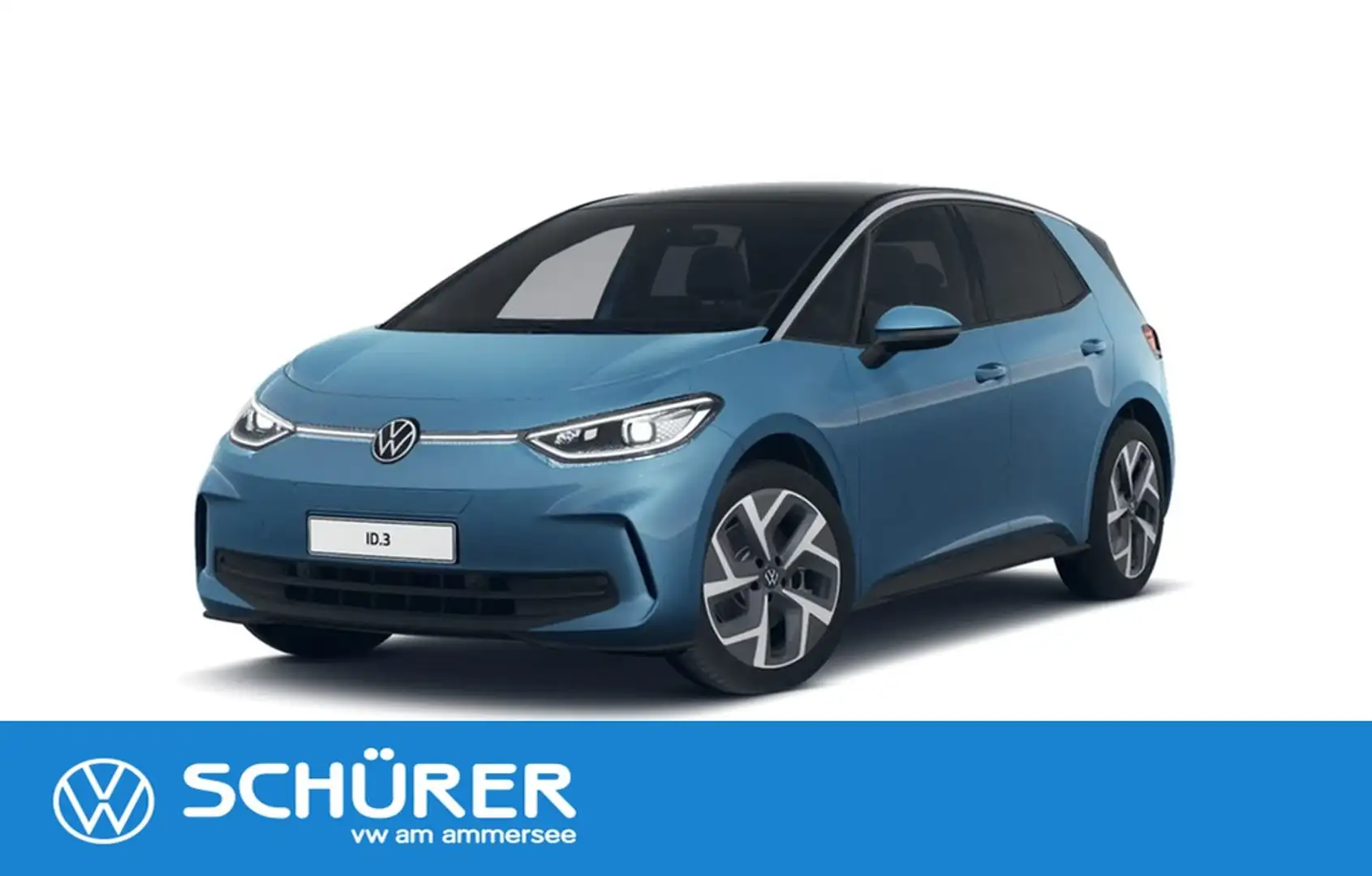 Volkswagen ID.3 Pro AHK DCC Matrix RKam Pano Keyless Navi Blau - 1
