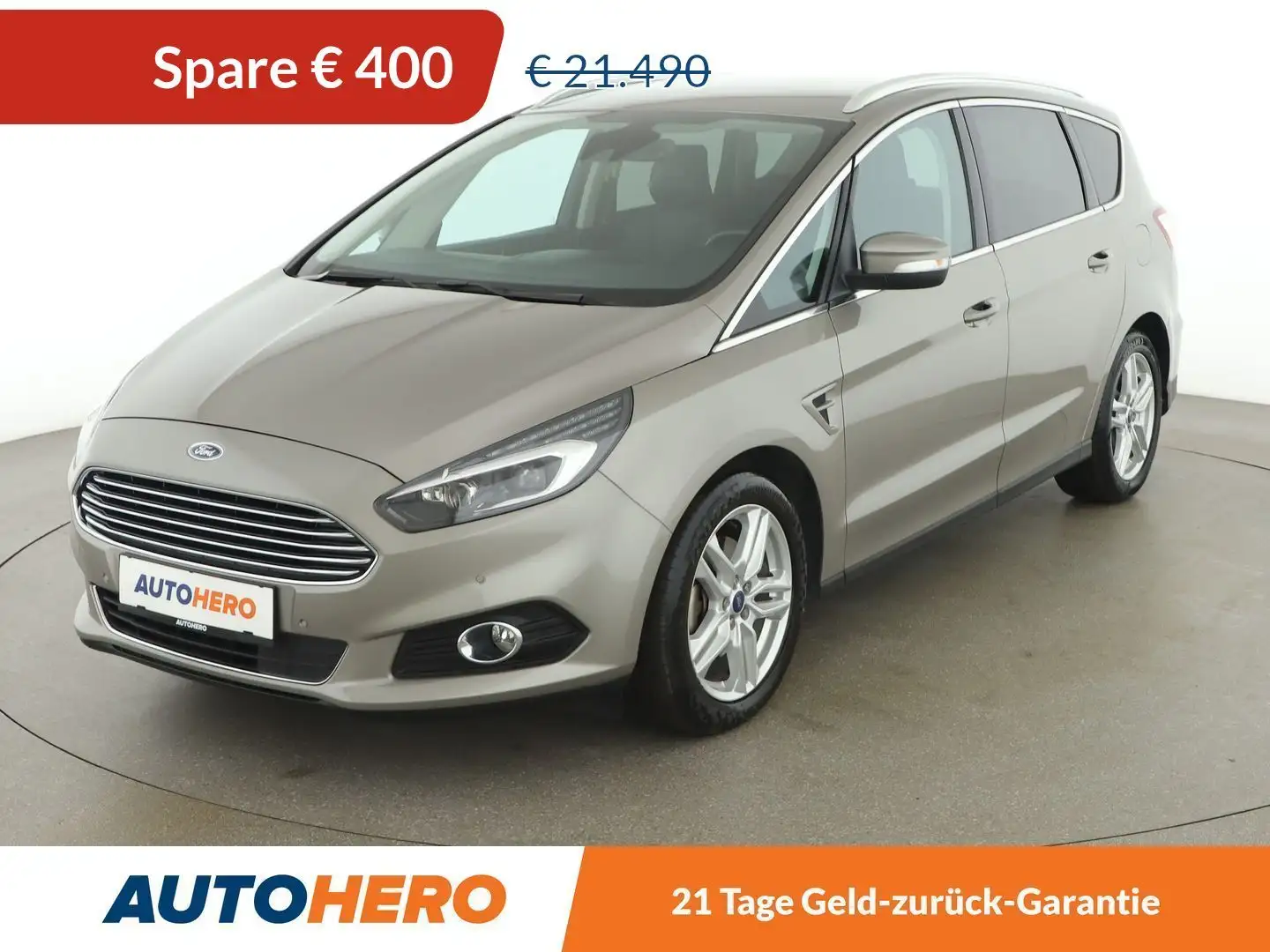Ford S-Max 2.0 EcoBoost Titanium Aut. *LED*ACC*SPUR*NAVI*CAM* Grau - 1