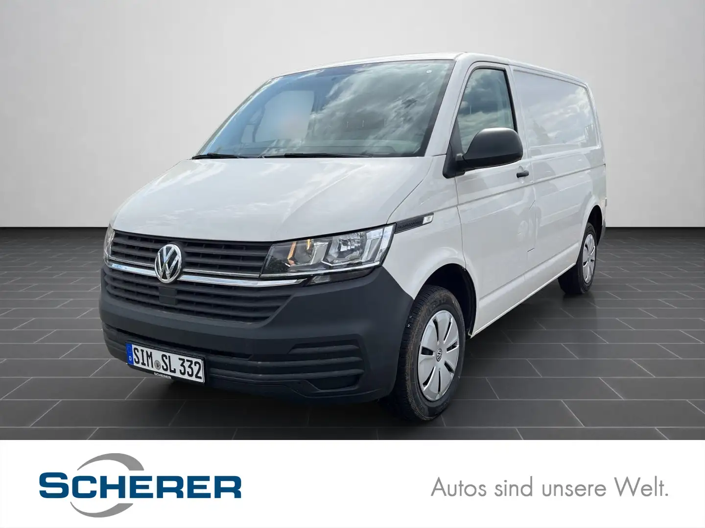 Volkswagen T6.1 Transporter T6.1 Kasten 2.0 TDI Flügelt+Klima+PDCh+DAB Weiß - 1