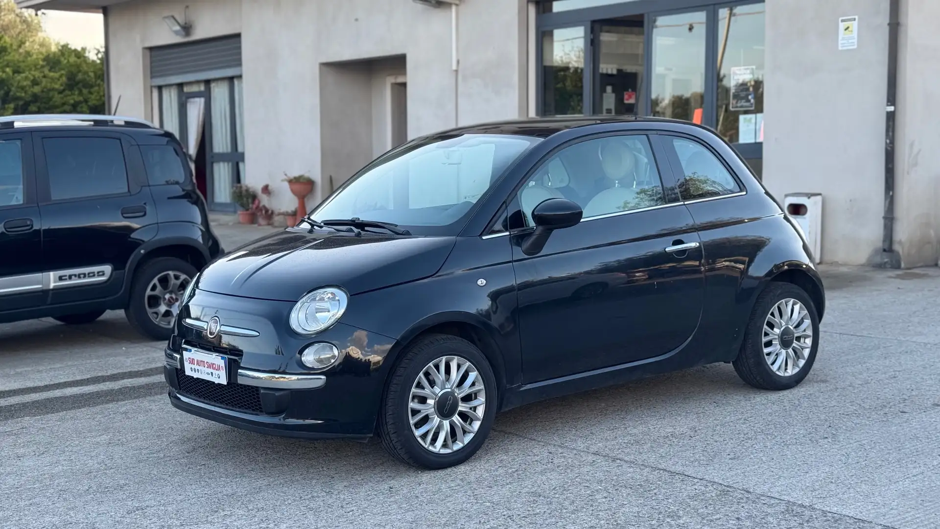 Fiat 500 500 1.3 mjt 16v Lounge 95cv my14 Nero - 1