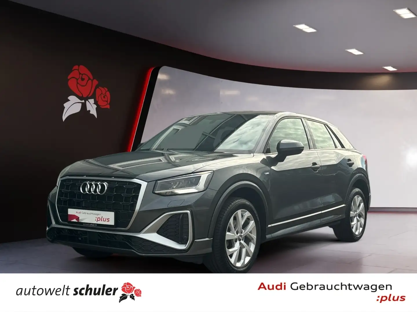 Audi Q2 35 1.5 TFSI S-line AHK LED Navi RFK SHZ Gris - 1