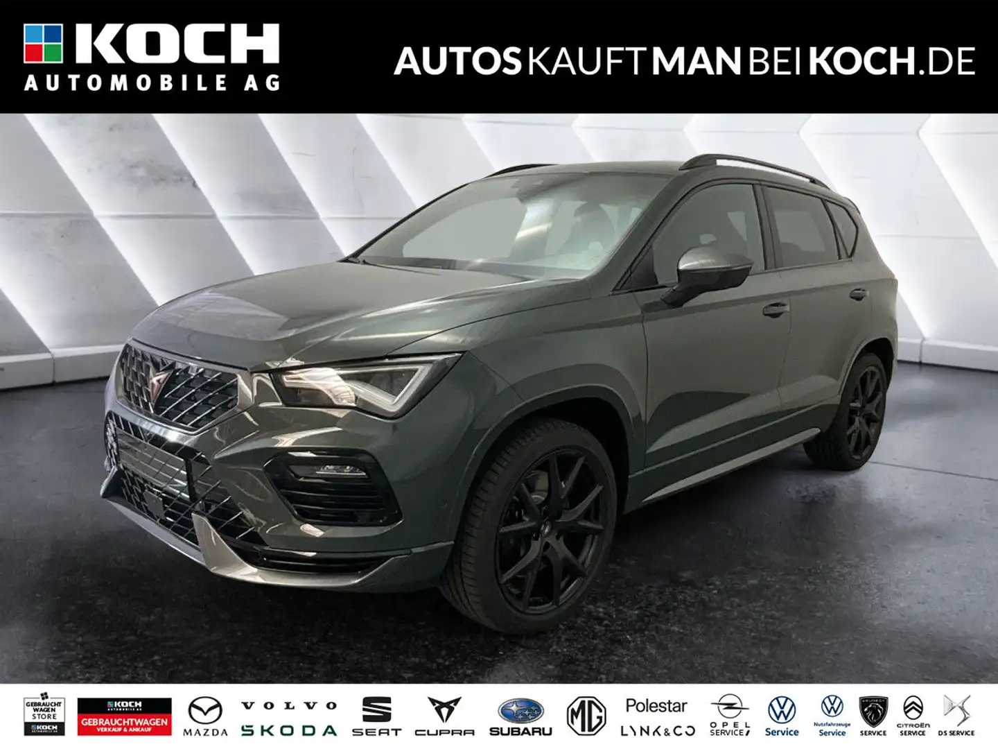 CUPRA Ateca VZ 2.0 TSI DSG 4Drive NAVI AKRAPOVIC LED Grün - 1