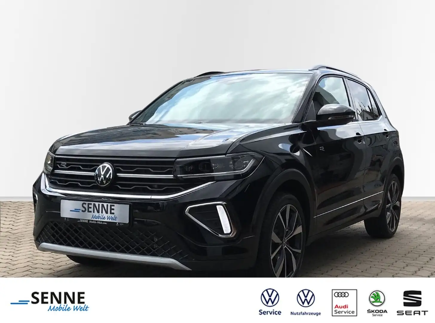 Volkswagen T-Cross T-Cross 1.0TSI DSG R-Line,Matrix,Kamera,Garantie Noir - 1