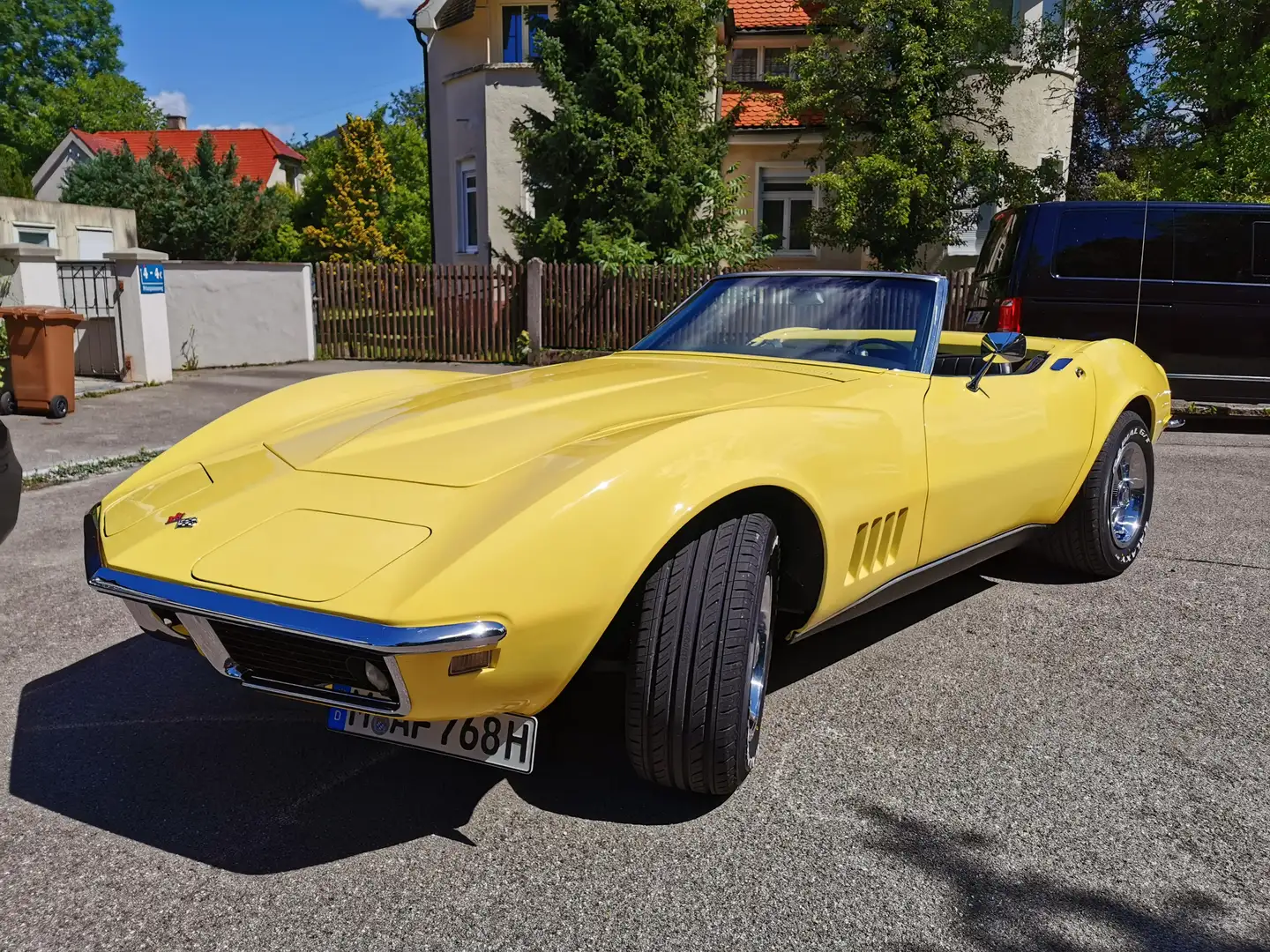 Corvette C3 Cabrio chrome bumper, all matching numbers Giallo - 2