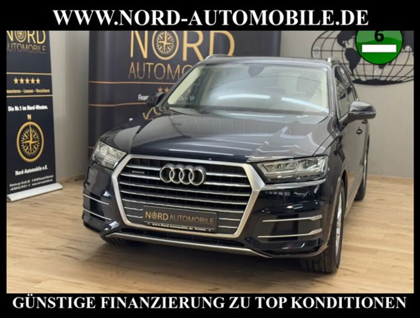Audi Q7 3.0 TDI quattro *7-SITZE*PANO*LUFT*MEGA KM* Синій - 1