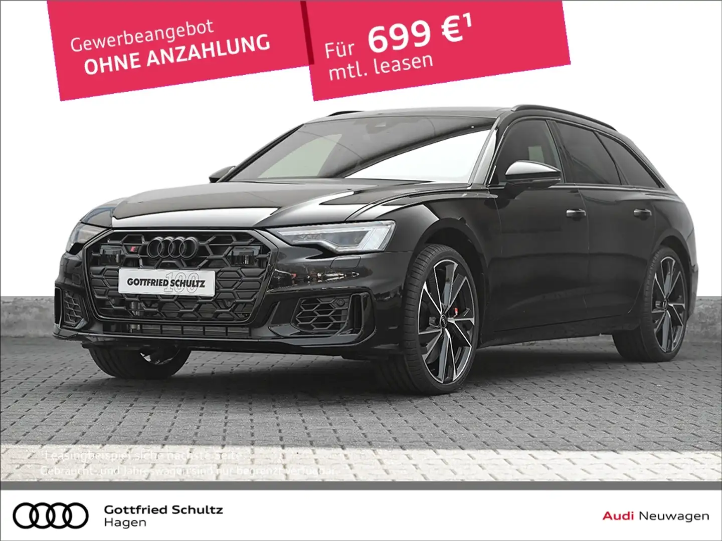 Audi S6 Avant TDI quattro Standheizung+Pano+AHK+B&O Schwarz - 1