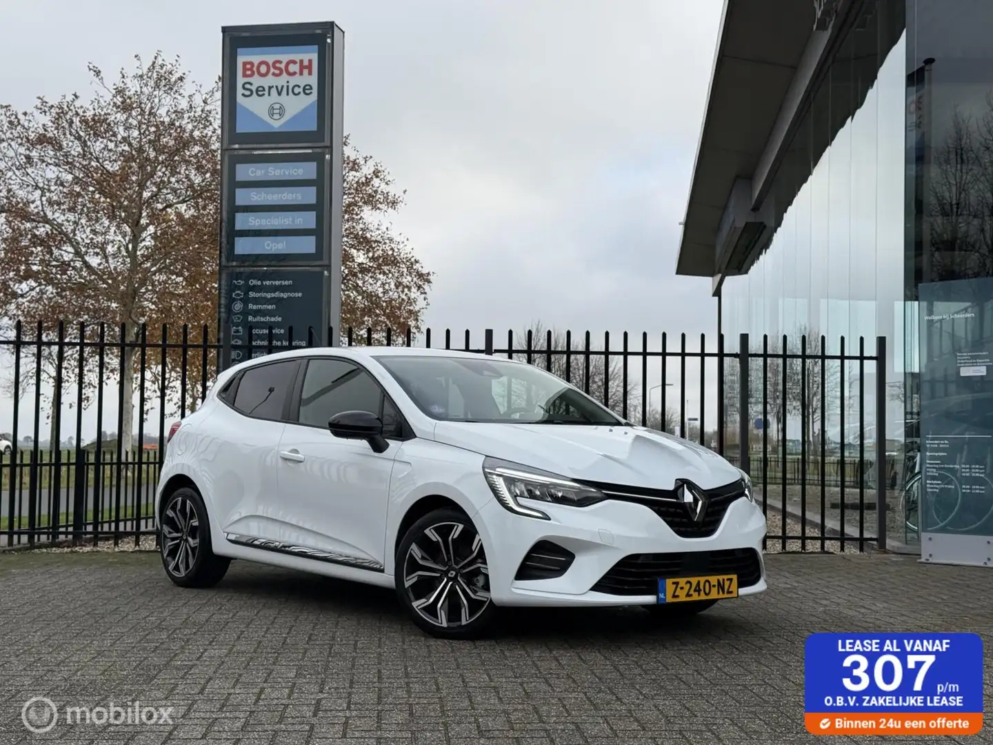 Renault Clio 1.6 E-Tech Hybrid 145 Evolution| Airco | Camera Blanc - 1
