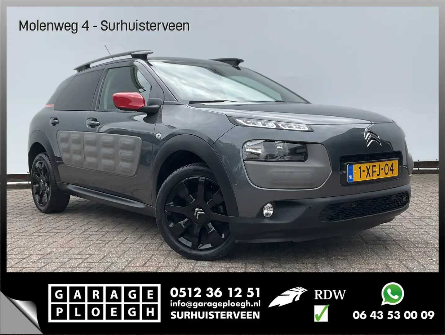 Citroen C4 Cactus 1.2 e-VTi Shine Automaat Pano Afn.Trekhaak Nav/Cam Šedá - 1
