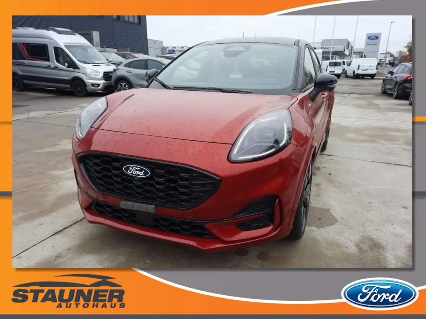 Ford Puma ST-Line X 1.0 EcoBoost Mild Hybrid ACC SHZ Rot - 1