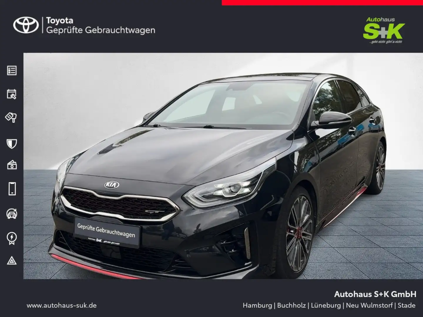 Kia ProCeed / pro_cee'd GT *Carplay *EPH * Rückfahrkamera*Tempomat Чёрный - 1