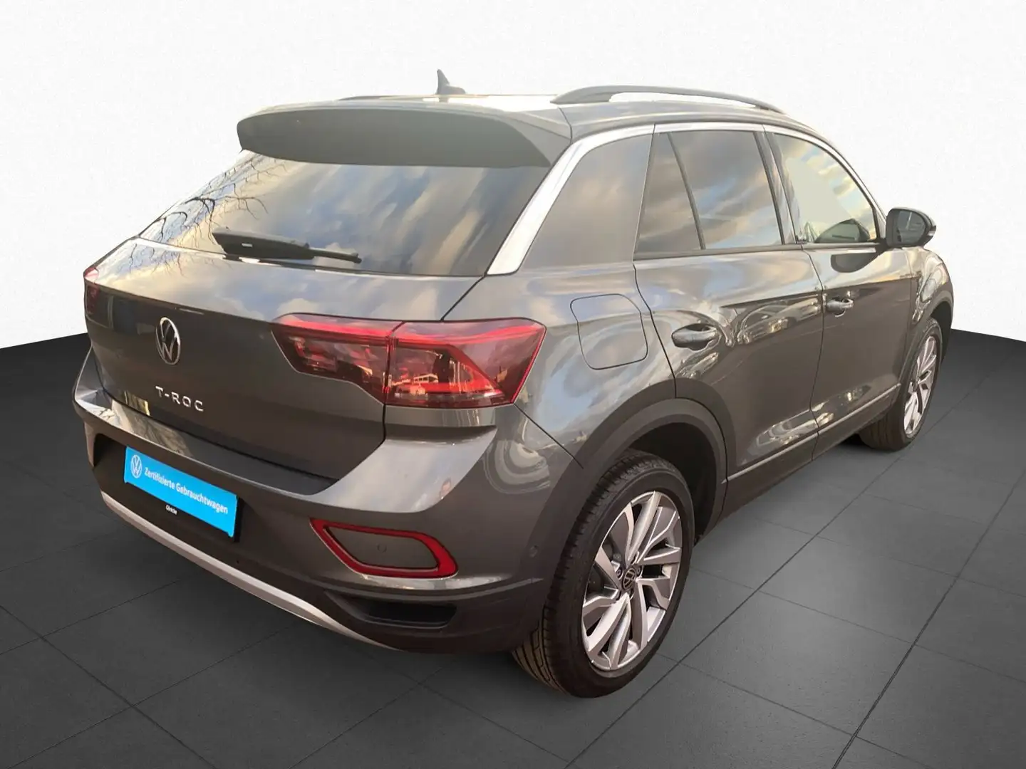 Volkswagen T-Roc 1.5TSI DSG Klima Move Navi AHK LED ACC RFK Gris - 2